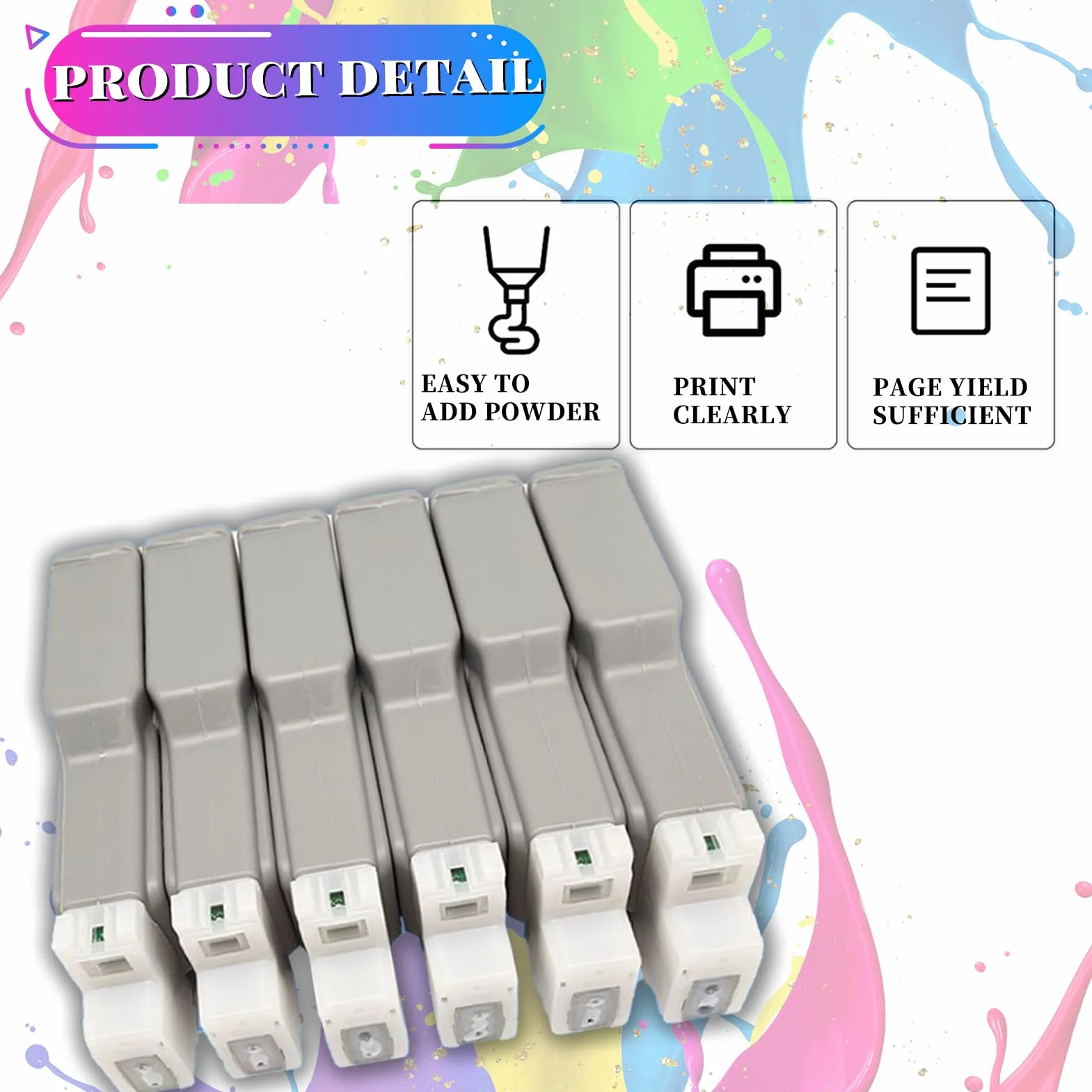 Cartouches Compatibles Canon PFI-206 pour IPF6400 IPF6410 IPF6450