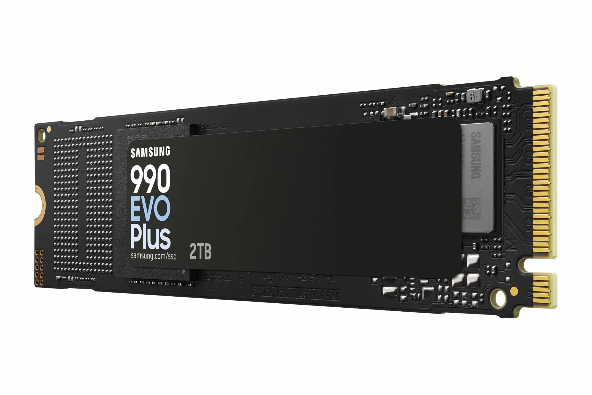 Samsung SSD Interne 990 EVO Plus, 2 To, NVMe 2.0 PCIe 4.0 x 4 / 5.0x2, Vitesse de lecture 7250 Mo/s