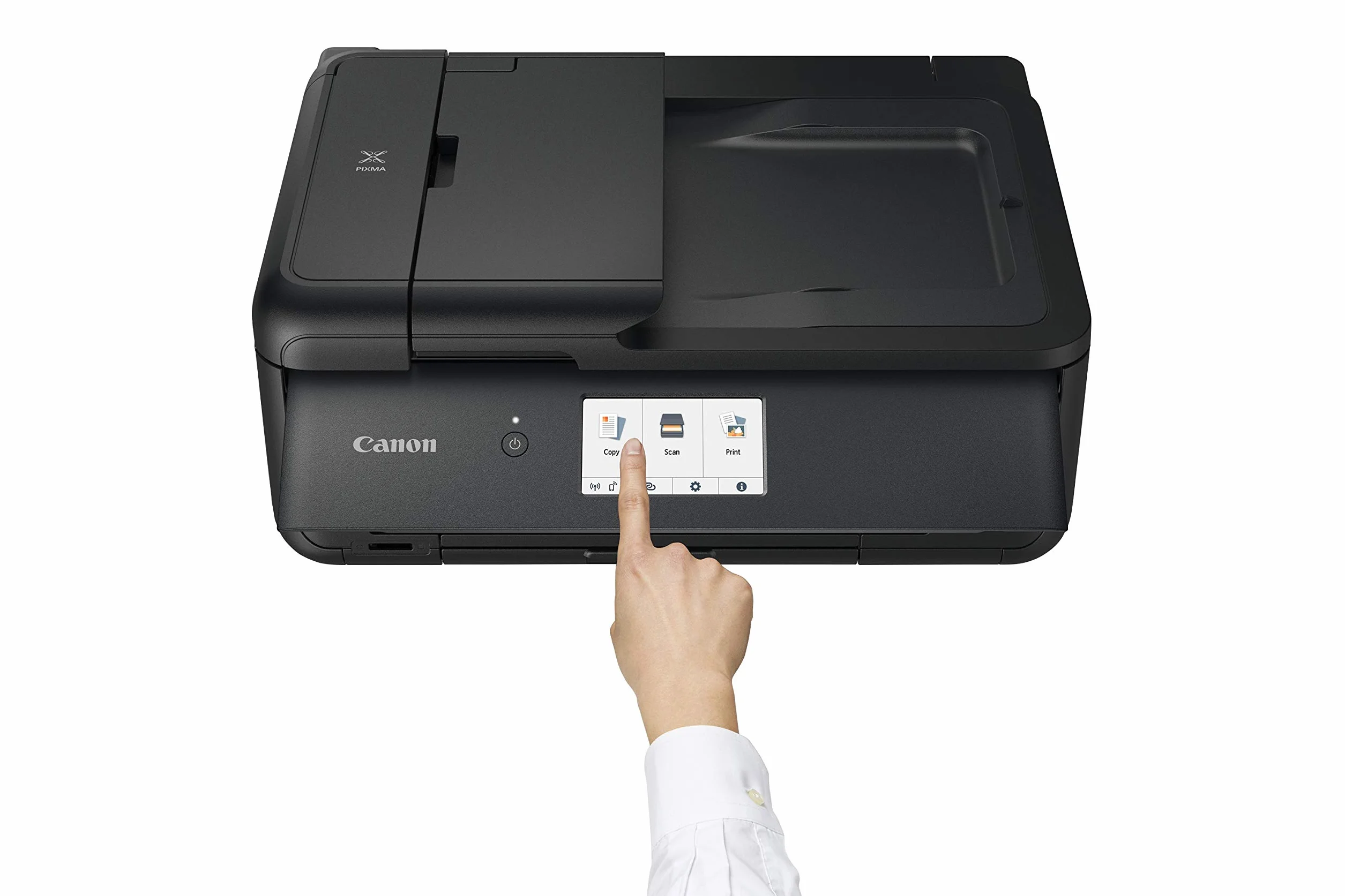 Canon PIXMA TS9550a Imprimante Multifonction Jet d’Encre Couleur A3 A4 WiFi LAN Noir