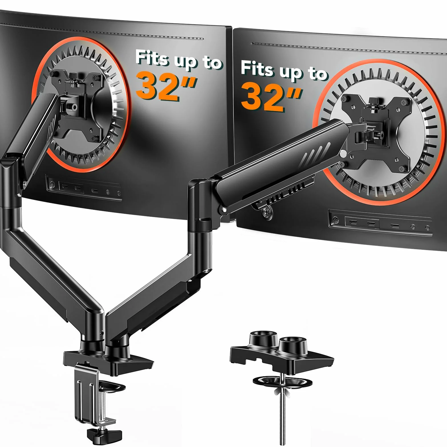 ErGear Support Double Écran PC 13-32 Pouces VESA 100x100mm 9kg