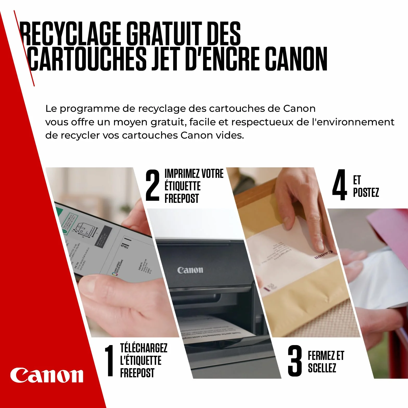Canon Lot de 5 Cartouches d'encre d'origine PGI-580 / CLI-581 Multipack