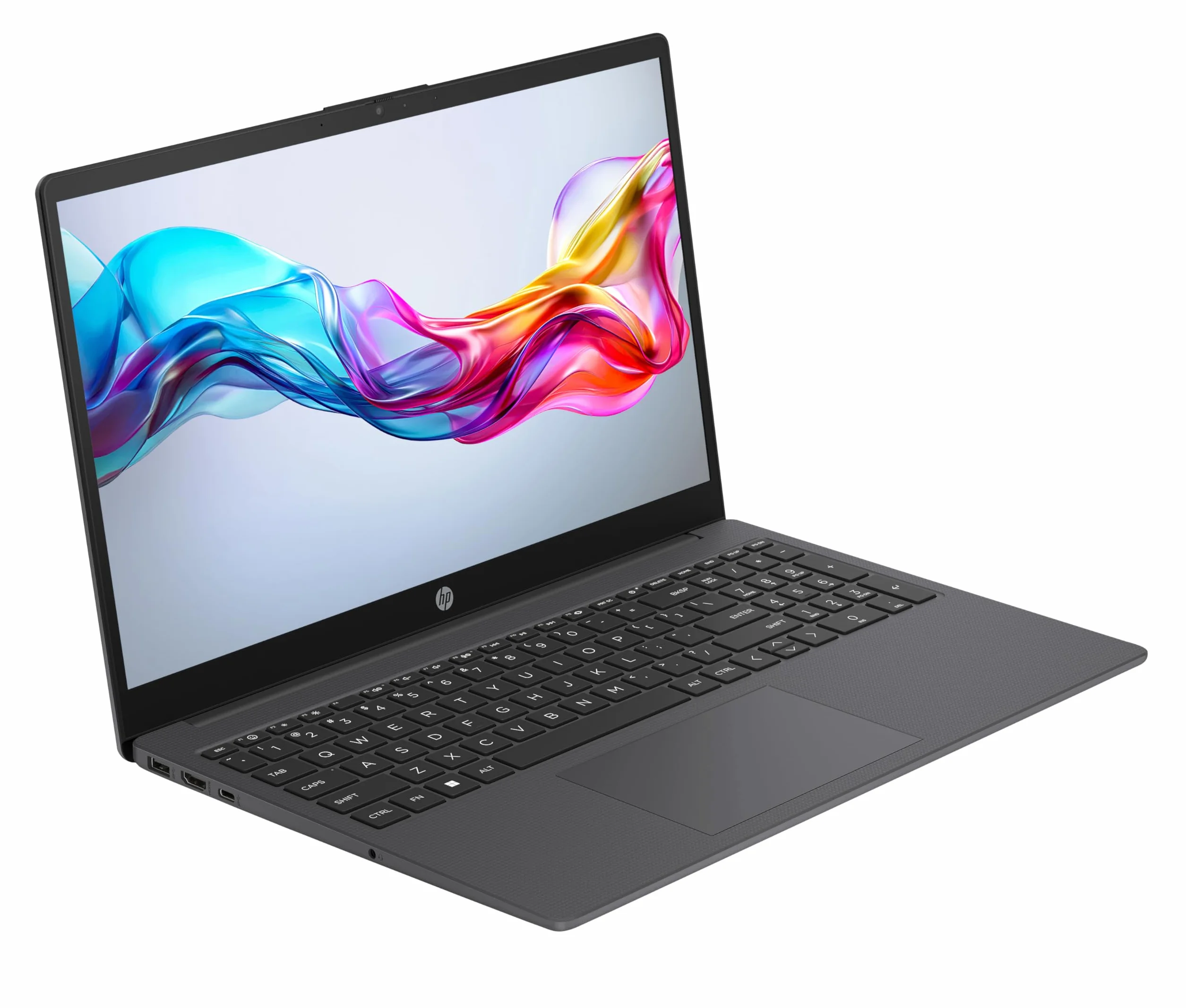 HP 15-fd0001sf Ordinateur Portable 15,6" FHD, Intel Celeron N100, 4 Go RAM, 128 Go UFS, Gris AZERTY