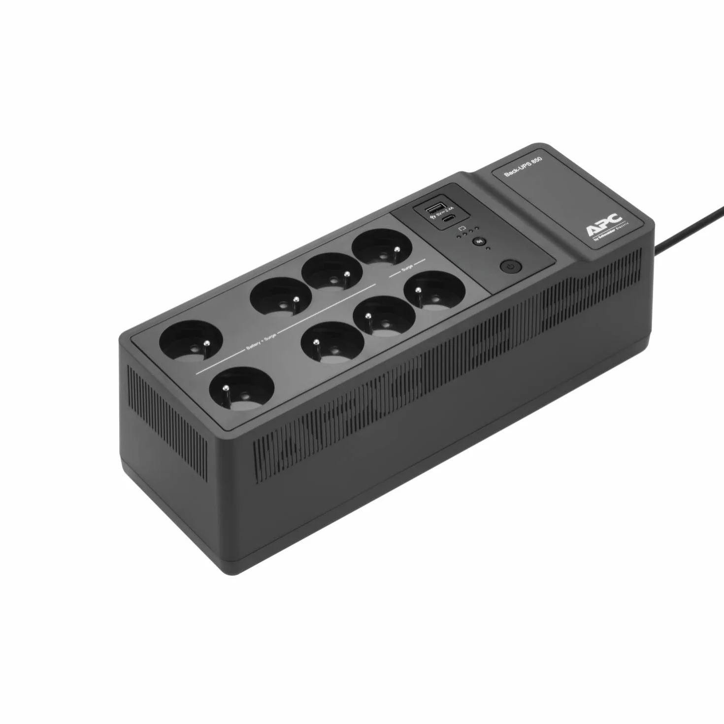 APC Back-UPS Essential BE850G2-FR Onduleur Parafoudre 850VA 8 Prises USB Rapide Type-A Type-C