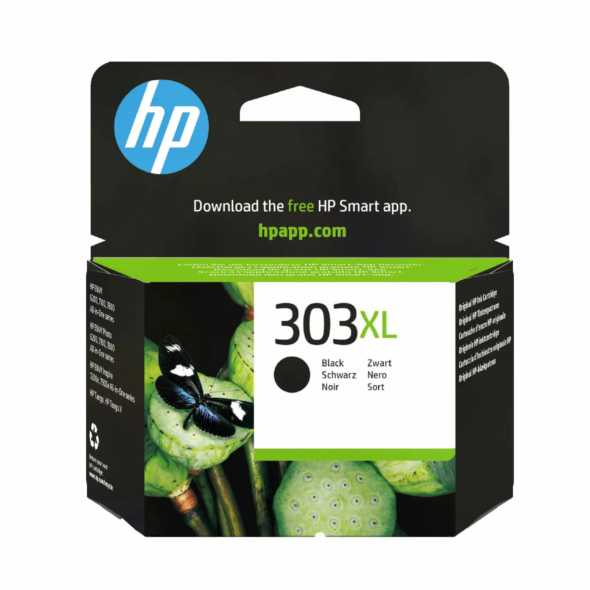 HP 303XL Cartouche d'encre noire Grande capacité T6N04AE