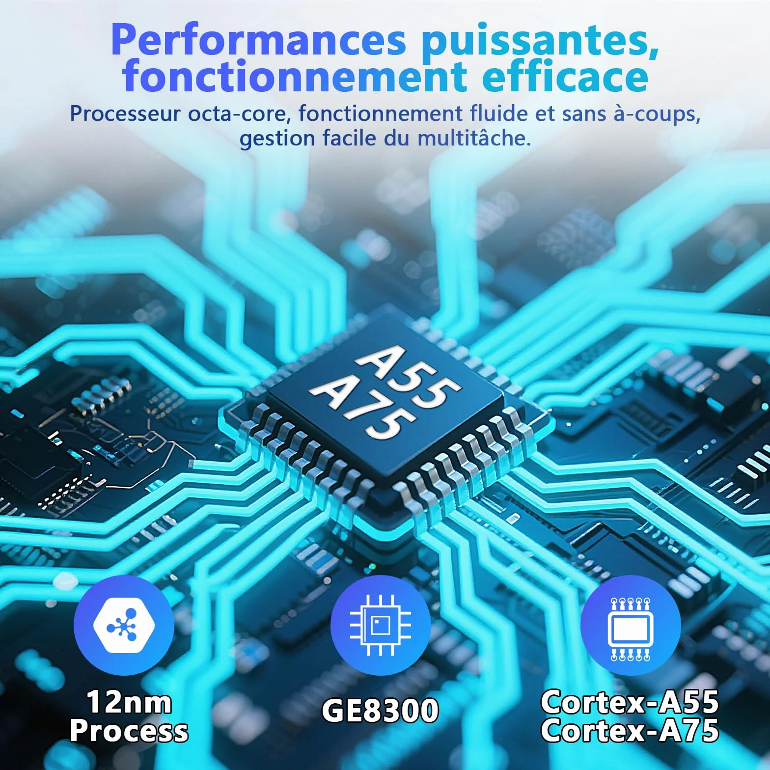 Tablette Android 15 10 Pouces RAM 18Go ROM 128Go TF 1To IPS HD 1280x800 UNISOC T30 WiFi 5G BT5.4 Gris