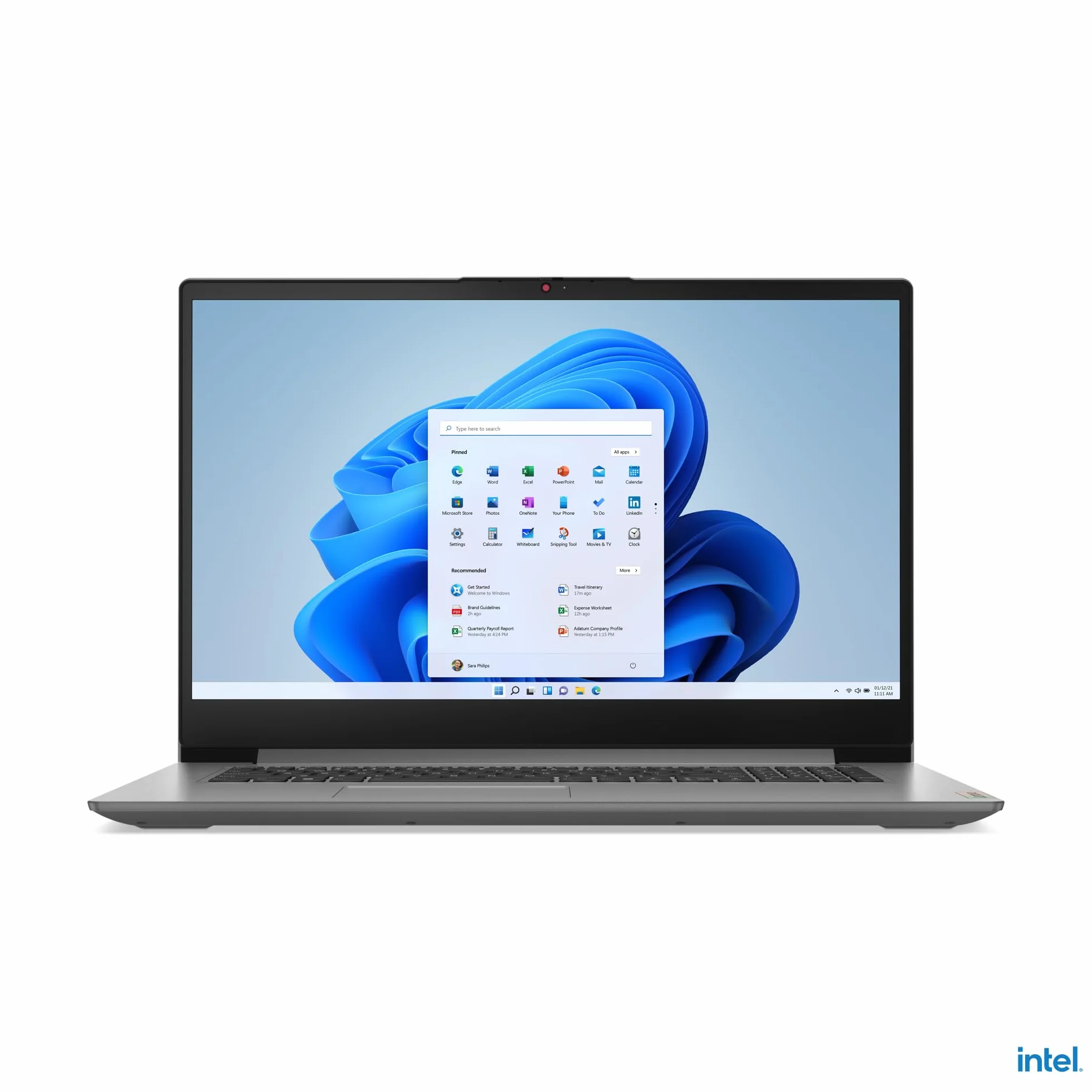 Lenovo IdeaPad 3 17IRU7 Ordinateur Portable 17.3" FHD Intel Core i5-1335U RAM 16Go SSD 512Go Intel Iris XE Graphics Windows 11 Home Clavier AZERTY Français Gris