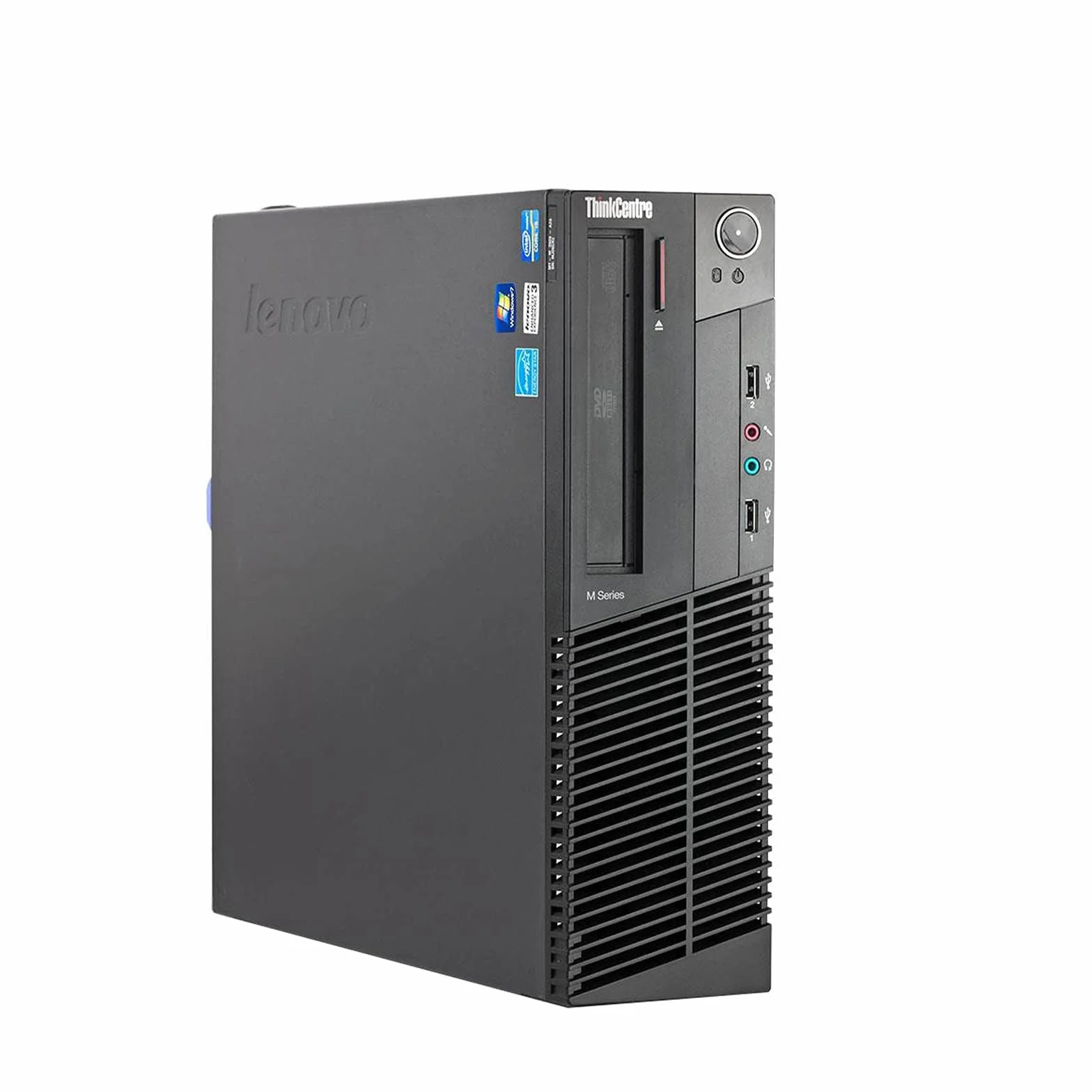 Lenovo ThinkCentre M82 SFF Ordinateur de Bureau Intel Core i3-2120 8 Go RAM 128 Go SSD Wi-Fi Bluetooth Clavier QWERTY Windows 11 Pro Reconditionné