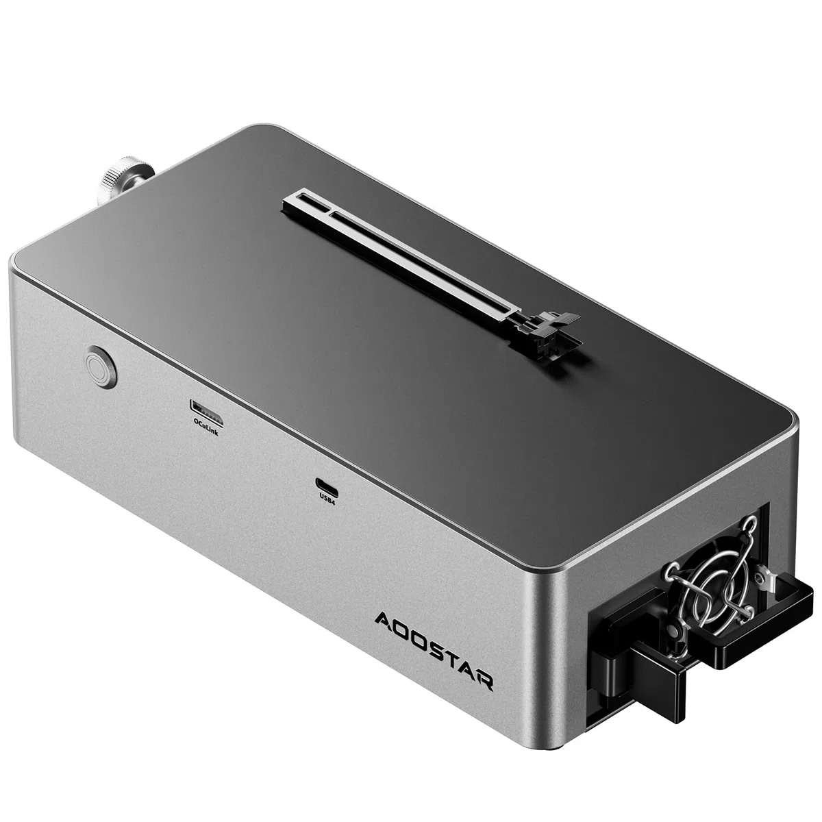 AOOSTAR AG02 eGPU Station d'accueil avec connecteur Oculink, Dock carte graphique externe GPU, prise en charge USB4.0 alimentation arrière 100W, bloc d'alimentation 800W intégré, pour GPU jusqu'à 500W