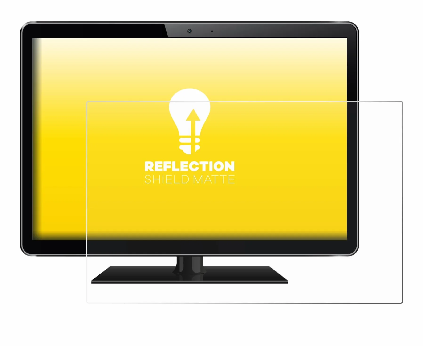 upscreen 24" Protection Ecran Anti-Reflet Film Mat 61 cm 532x299 mm 16:9