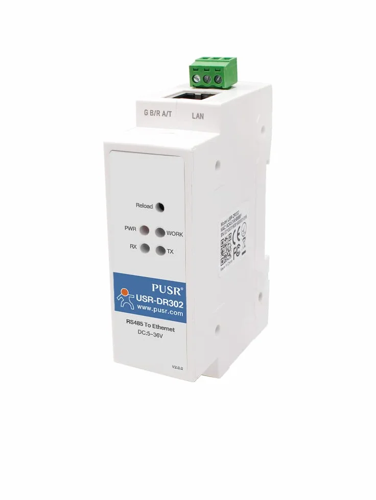 Przetwornik RS485 na Ethernet Modbus RTU TCP DR302