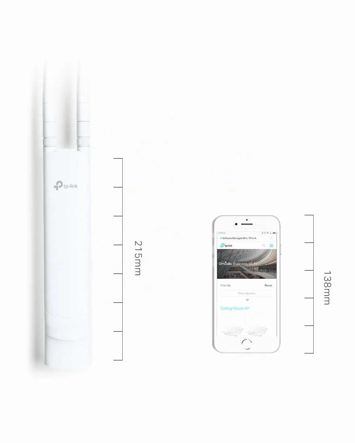 TP-Link EAP110-Outdoor Point d'accès extérieur Wi-Fi 300 Mbps