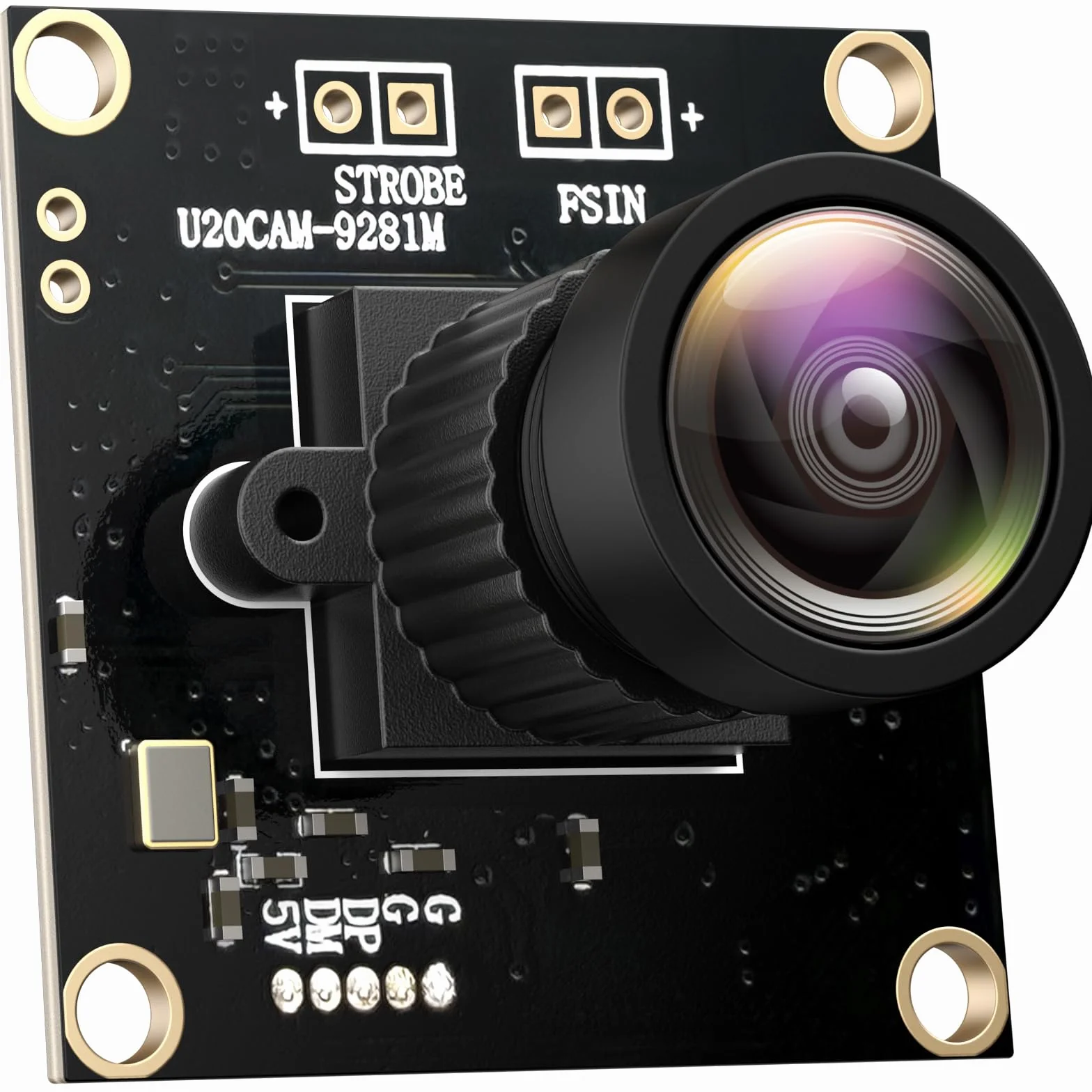 InnoMaker Module de caméra USB 2.0 UVC OV9281 720p 120 fps Obturateur mono-capteur Déclencheur externe stroboscopique pour Raspberry Pi Jetson Nano