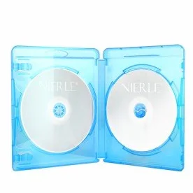Amaray Boitiers Double Blu-ray 15 mm Transparent Bleu 50 Pièces