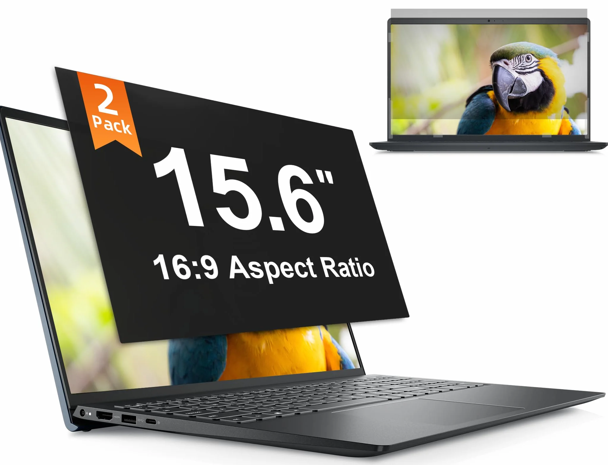 Filtre de Confidentialité 15.6 Pouces 16:9 pour Ordinateur Portable, Compatible HP Dell Acer Lenovo Thinkpad Samsung ASUS, Anti-Lumière Bleue