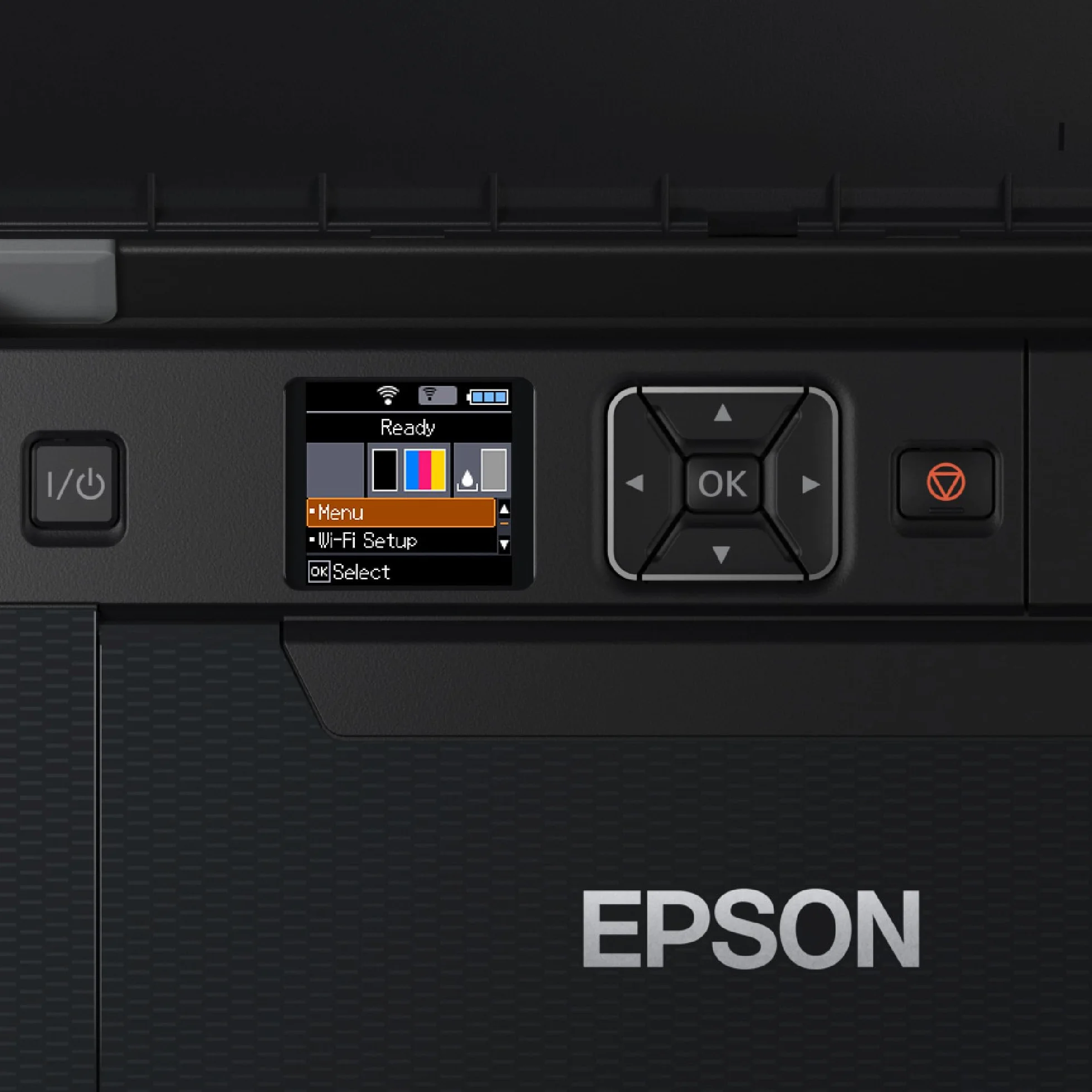 Epson WorkForce WF-110 Imprimante portable jet d'encre couleur A4 Wifi Direct batterie rechargeable USB