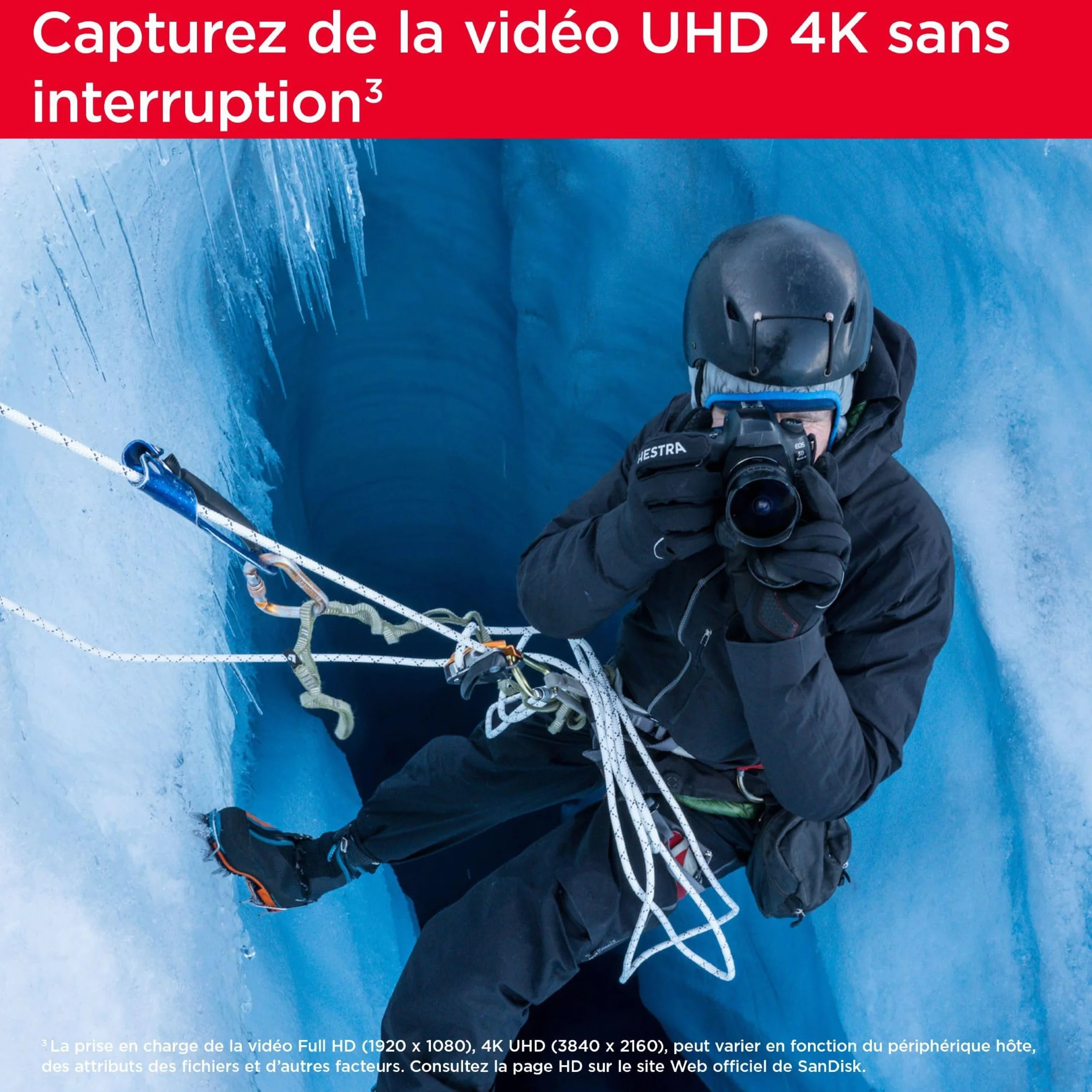 SanDisk Extreme PRO 128 Go Carte SDXC UHS-I U3 V30 200 Mo/s
