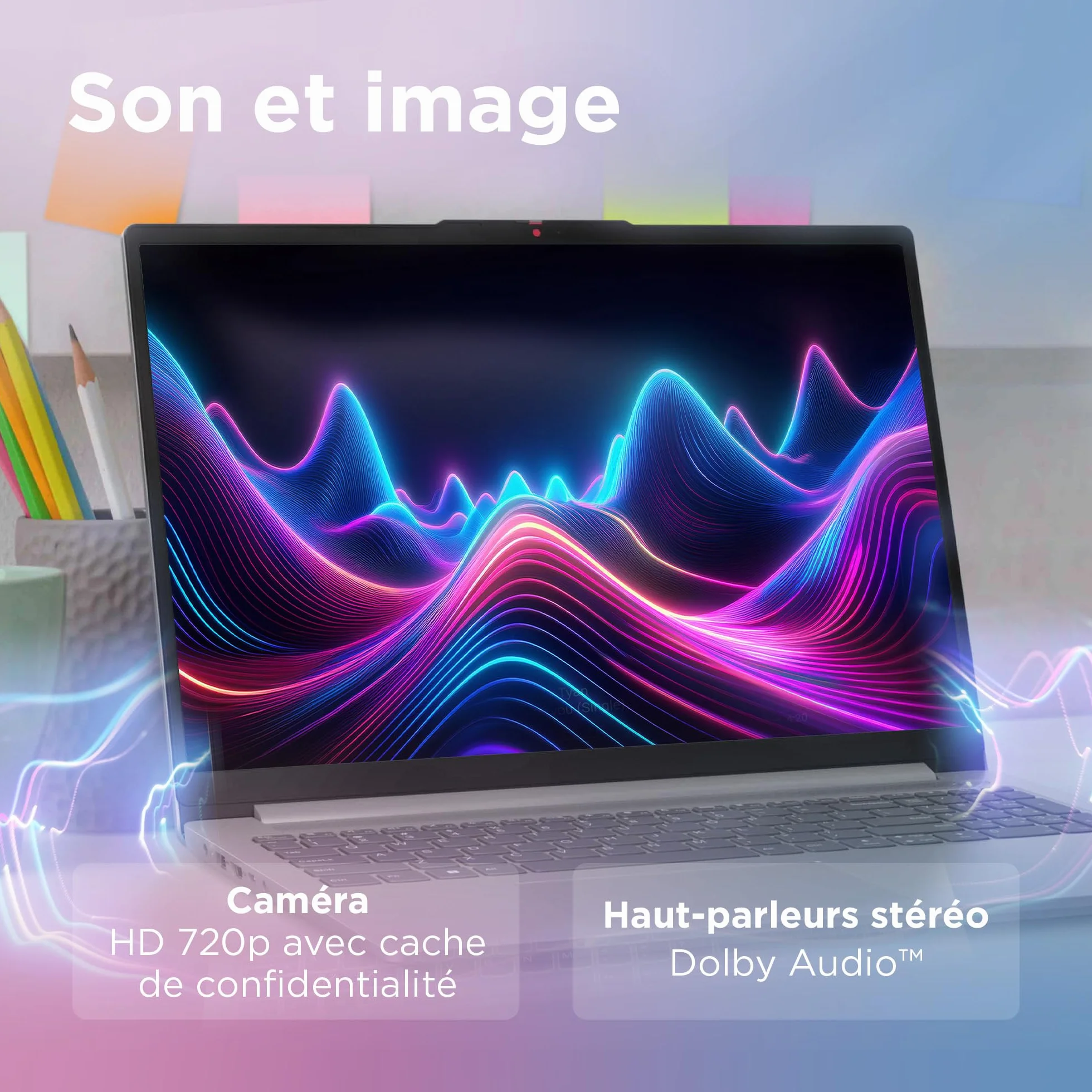 Lenovo IdeaPad Slim 3 15IRU8 Ordinateur Portable 15.6" FHD Intel Core i3-1315U RAM 8Go SSD 512Go Windows 11 Home Clavier AZERTY Français Gris