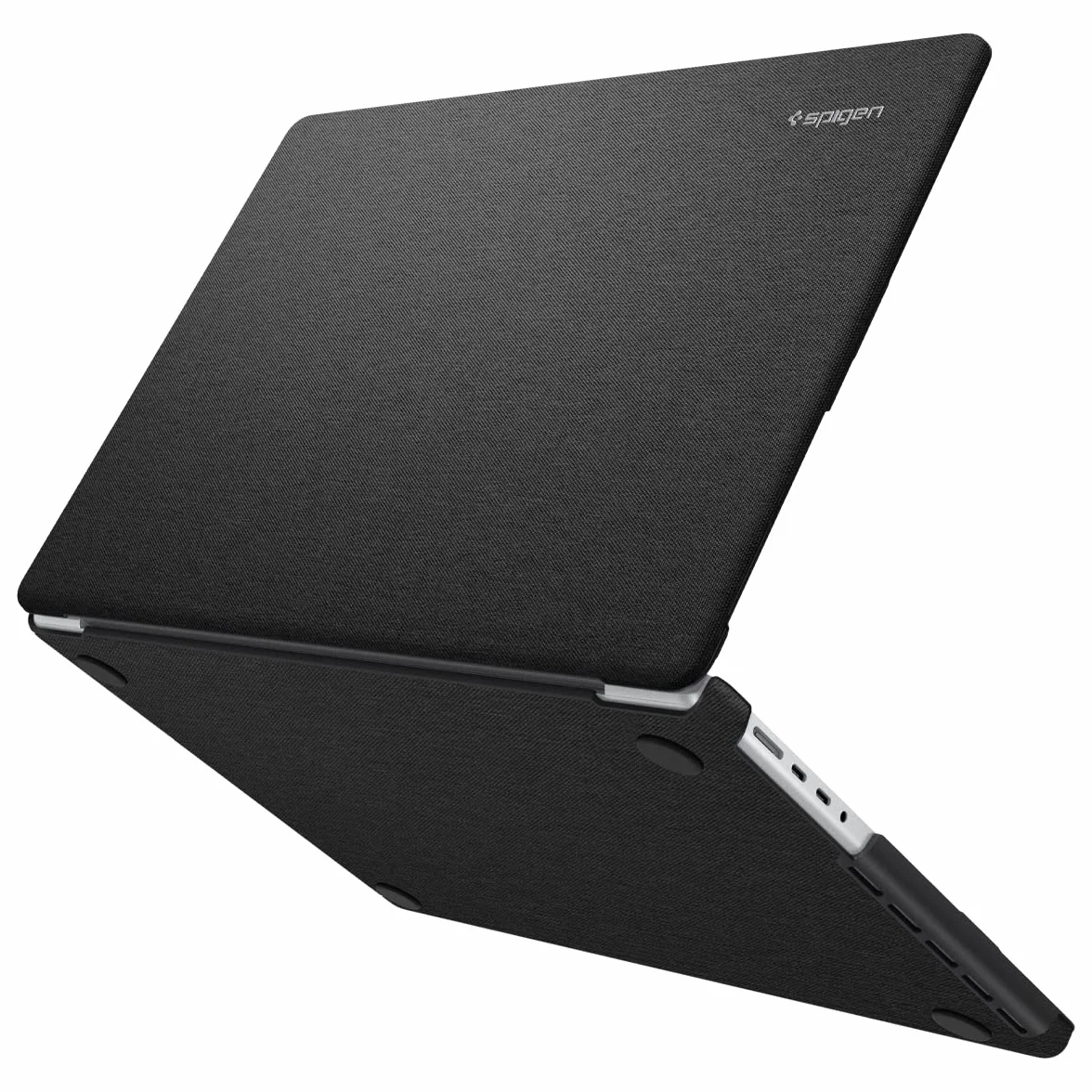 Spigen Urban Fit Coque MacBook Pro 14 Pouces M5 Pro Max 2026 M4 M3 M2 M1 2025-2021 Étui Tricot Premium Noir