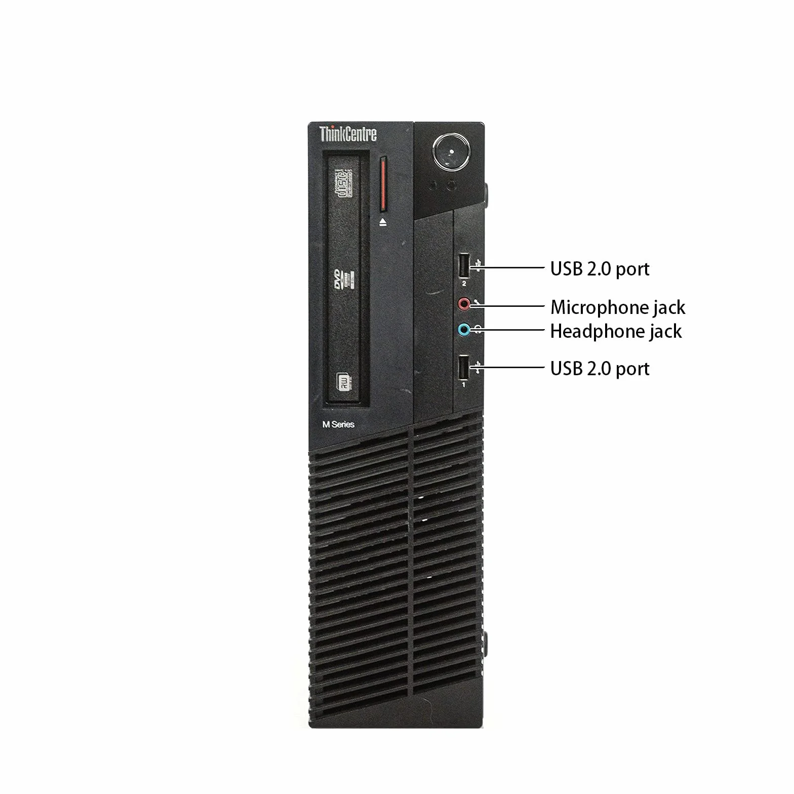 Lenovo ThinkCentre M82 SFF Ordinateur de Bureau Intel Core i3-2120 8 Go RAM 128 Go SSD Wi-Fi Bluetooth Clavier QWERTY Windows 11 Pro Reconditionné