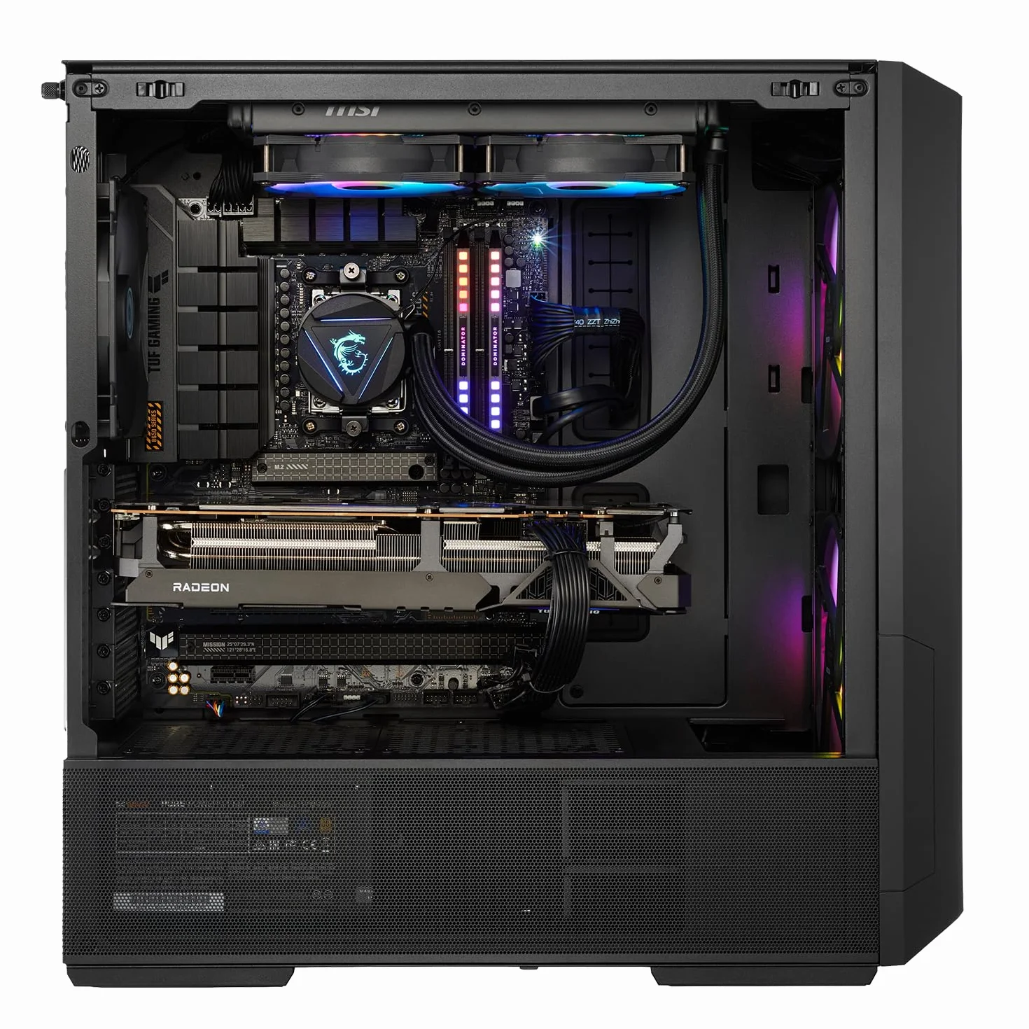 PC Gamer NVIDIA RTX 5090 Ryzen 9 9950X3D 64 Go DDR5 6000 MHz SSD M.2 2 To Windows 11 Pro Refroidissement par Eau RGB 1000 W