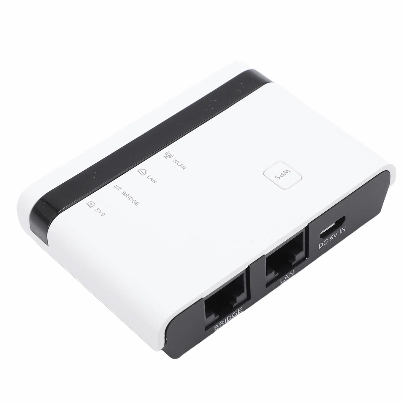 4 Port USB Print Server Gigabit Ethernet 2,4 GHz sans Fil Pont LAN Multi-Mode Partage 4 Imprimantes Scanners UE