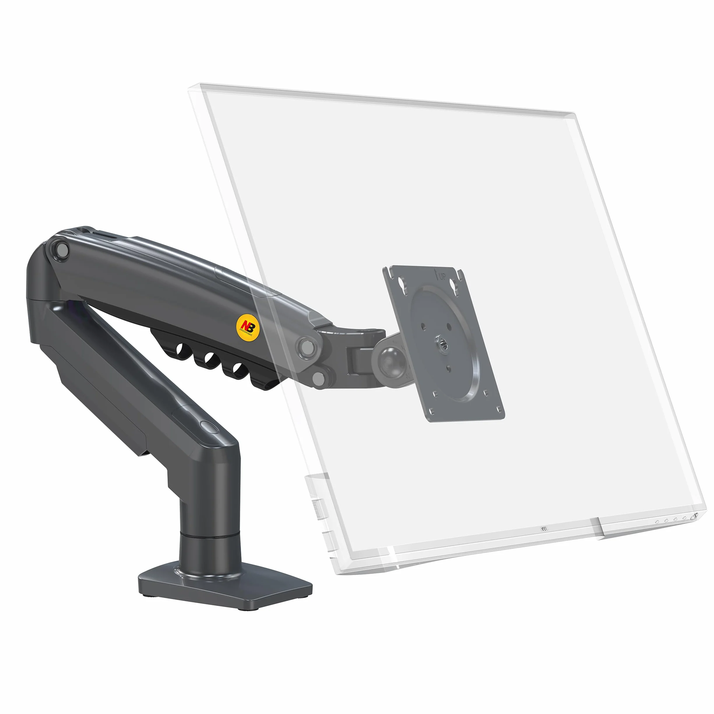 Ergosolid Bras Articulé Support Écran PC Moniteur 17-32 Pouces VESA 75mm 100mm Rotatif 360°