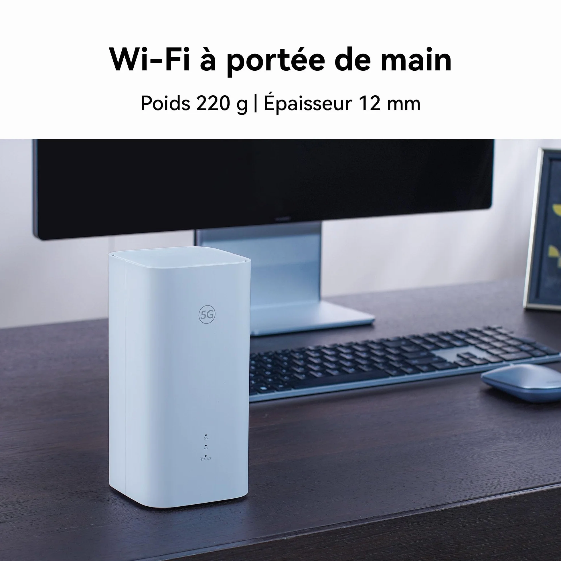 Routeur 5G CPE 5s H153 Wi-Fi 6 AX3000 3600 Mbit/s Antenne 9 dBi LAN/WAN