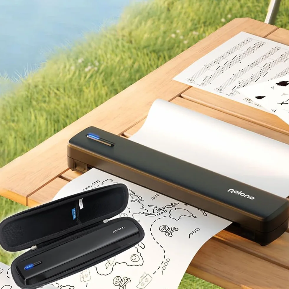 Anleo Étui de voyage rigide pour imprimante thermique Bluetooth D810 POLONO (noir)