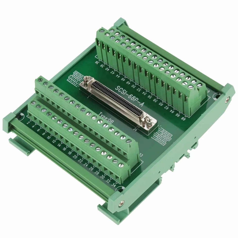Module d'interface DB68 broches Connecteur femelle pour carte de dérivation