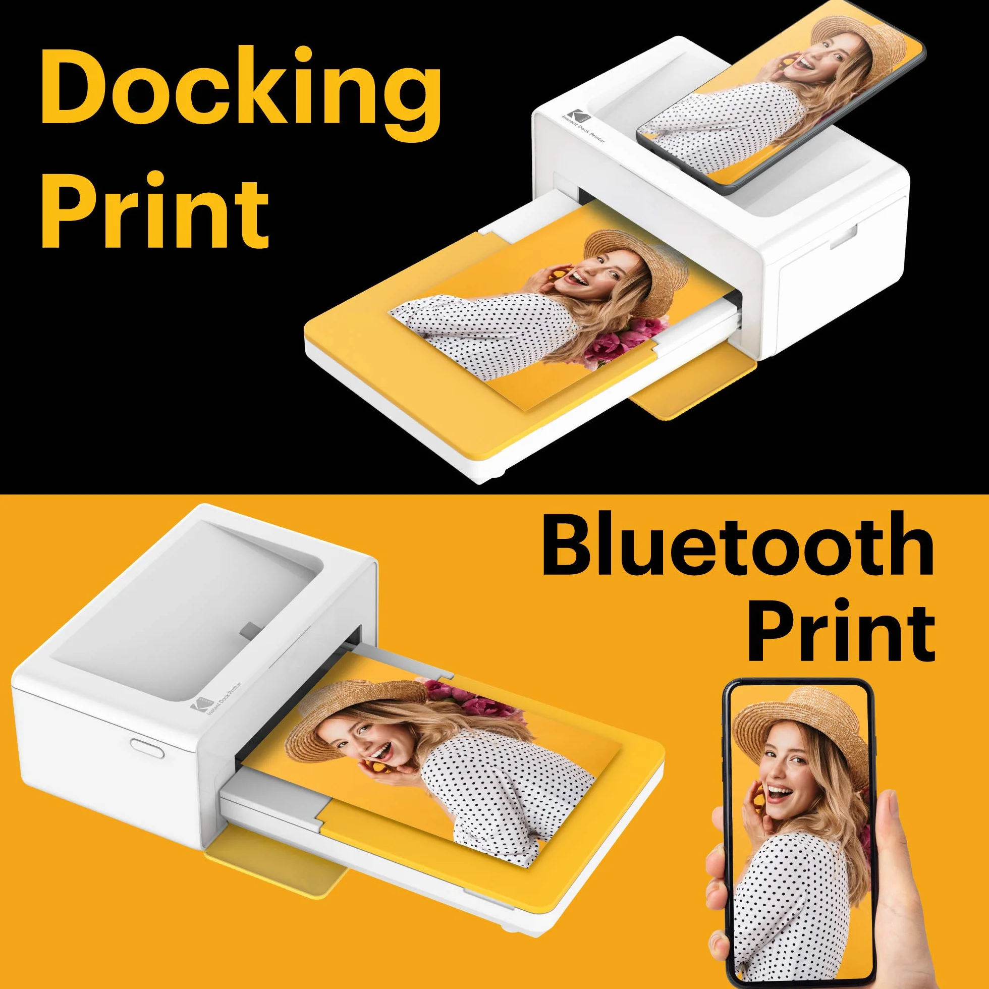 Kodak Dock Plus 4Pass Imprimante Photo 10x15cm + 10 Papier