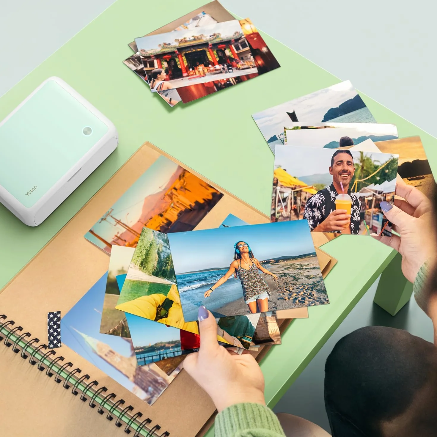 YOTON Imprimante Photo Instantané 54 Feuilles 4x6 Wi-Fi iOS Android