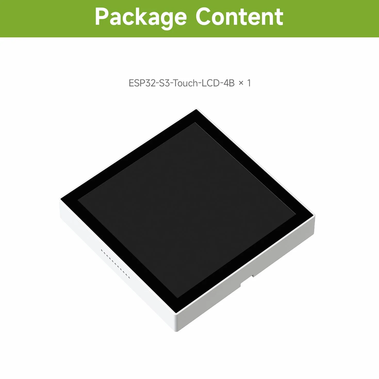Waveshare ESP32-S3 Smart 86 Box Development Board 4inch 480x480 Touch Display 2.4GHz Wi-Fi BT BLE 5 RGB Interface