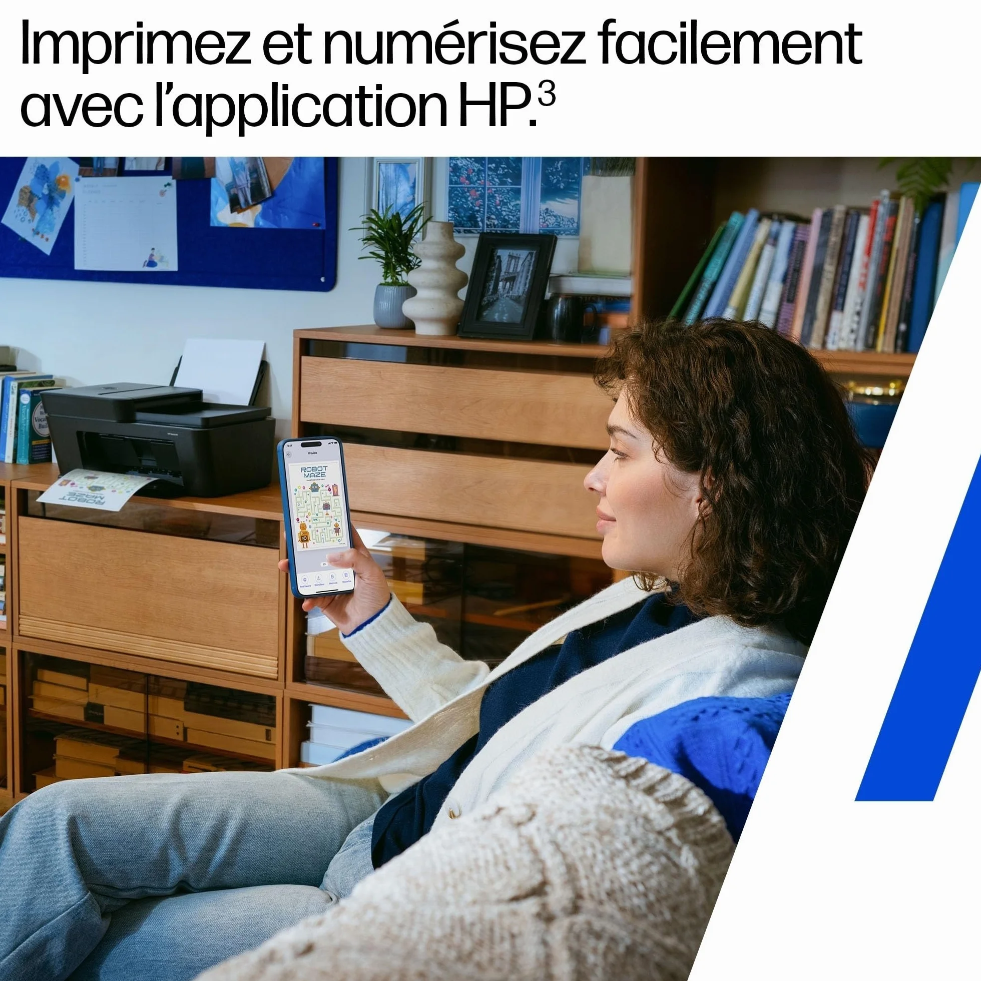 HP DeskJet 4320 Imprimante Multifonction Jet d'Encre A4 Couleur Wi-Fi ADF Noir