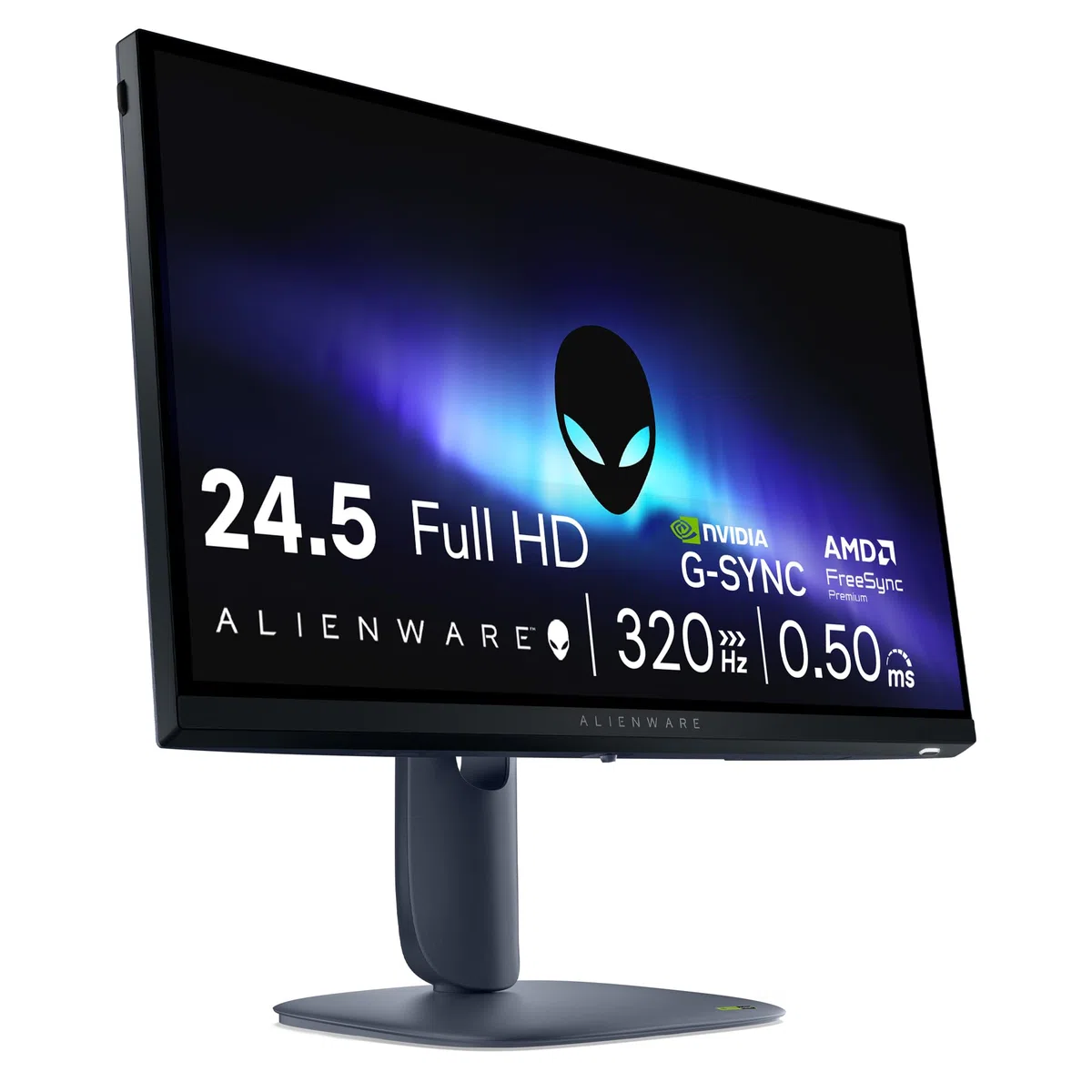 Alienware 25 Écran PC Gaming - AW2525HM, Full HD (1920x1080), 320Hz, Fast IPS, 0.5ms, Compatible NVIDIA G-Sync, AMD FreeSync Premium, DisplayPort, 2 HDMI, 3 USB, Garantie 3 Ans