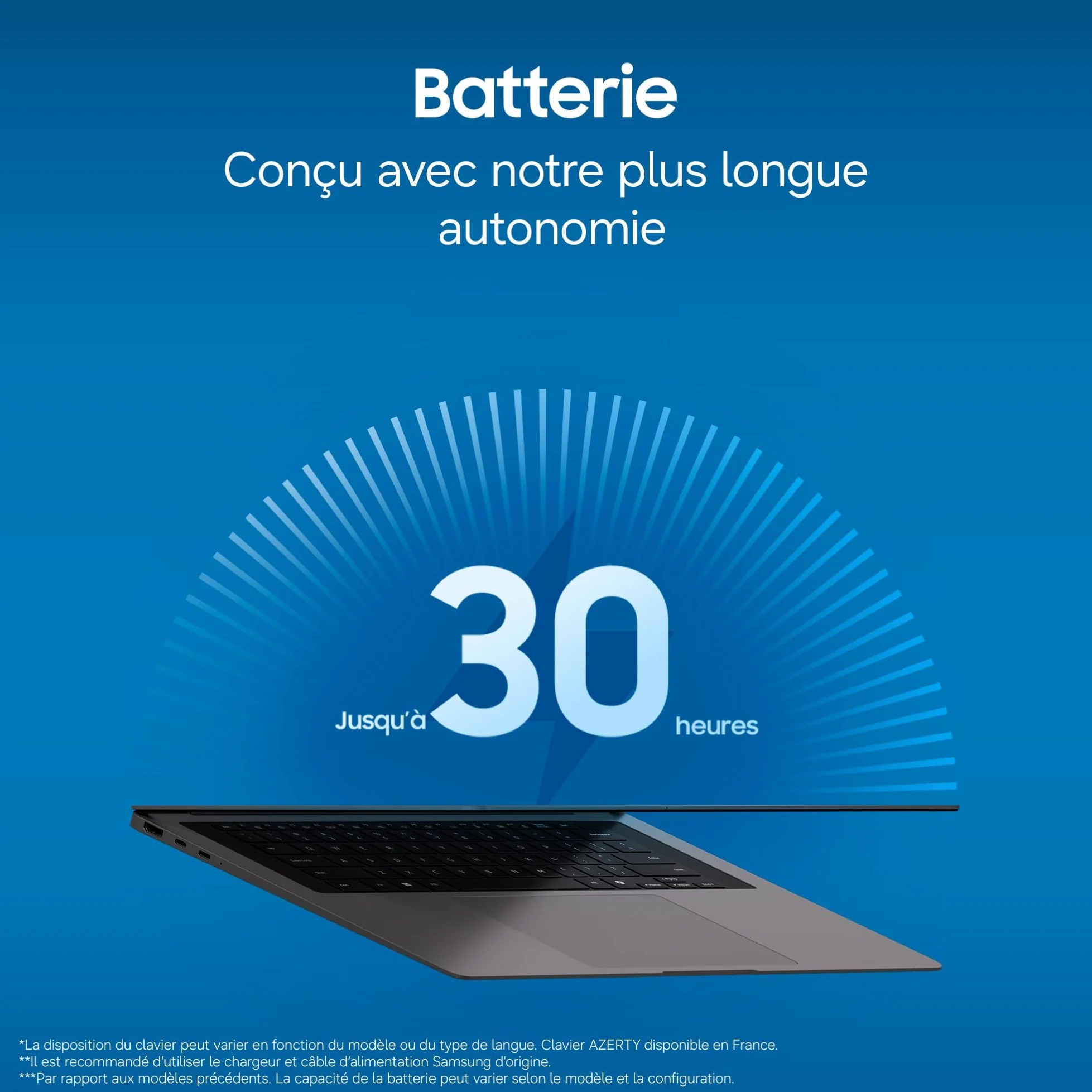 Samsung Galaxy Book6 Pro 14" PC Portable Copilot+ Intel Core Ultra 7 16 Go RAM 512 Go SSD Écran Tactile Dynamic AMOLED 2X Anthracite