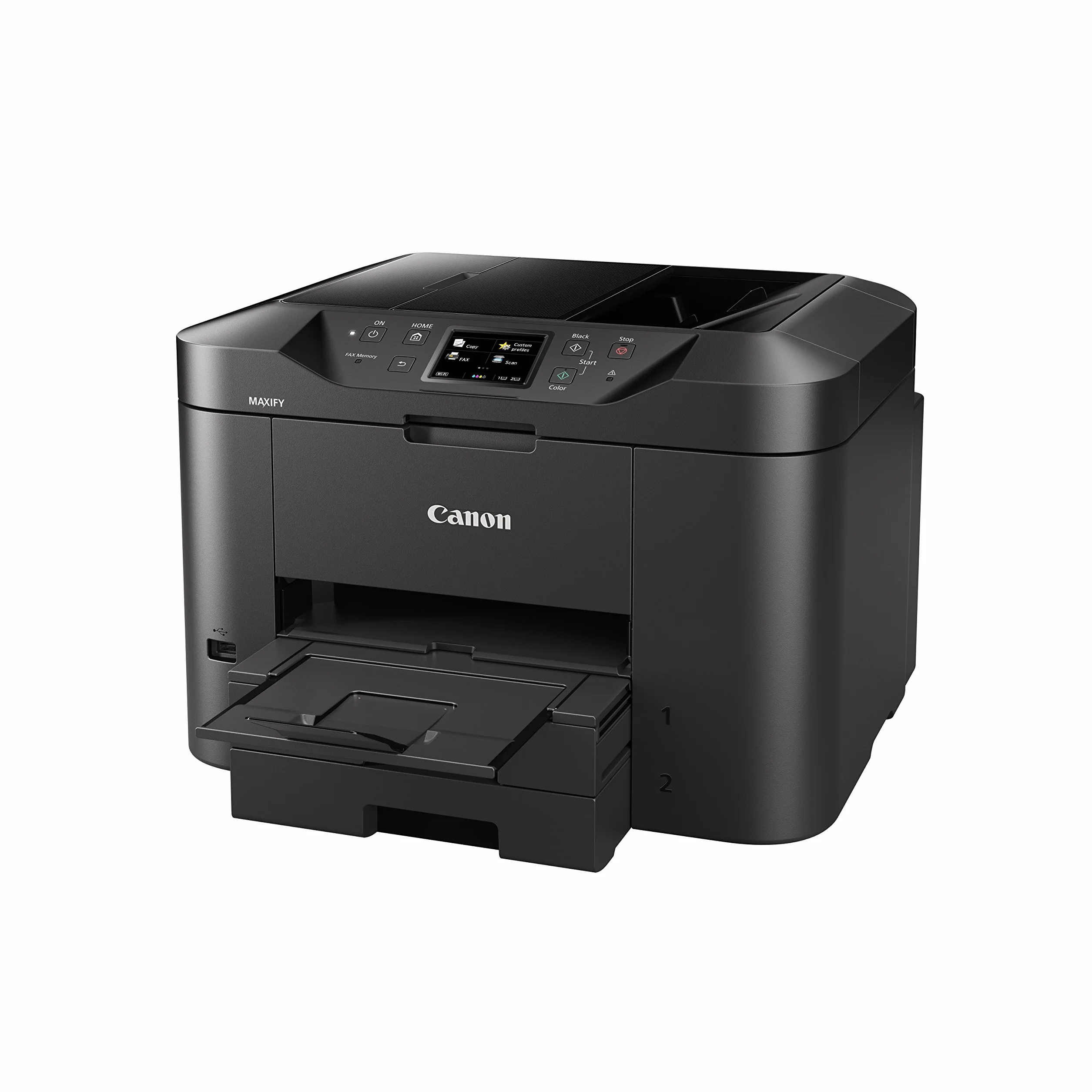Canon Maxify MB2750 Imprimante Multifonction Jet d'encre 24 ipm Noir et Blanc 15,5 ipm Couleur 600 x 1200 dpi Noir/Anthracite