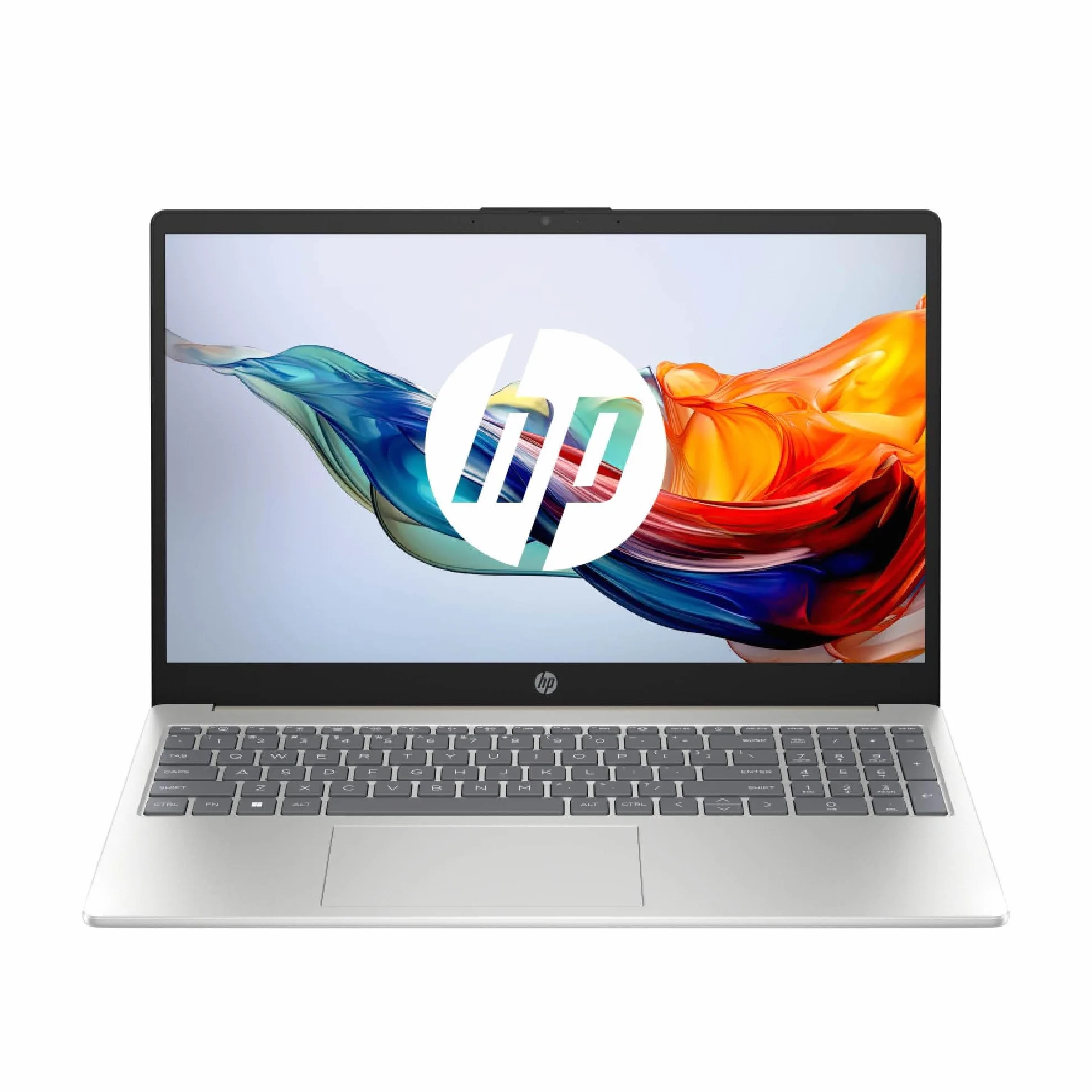 HP 15-fc0009sf Ordinateur Portable 15,6" FHD IPS, AMD Ryzen 7-7730U, 16 Go RAM, 512 Go SSD, AMD Radeon Graphics, Windows 11, Argent, Clavier AZERTY