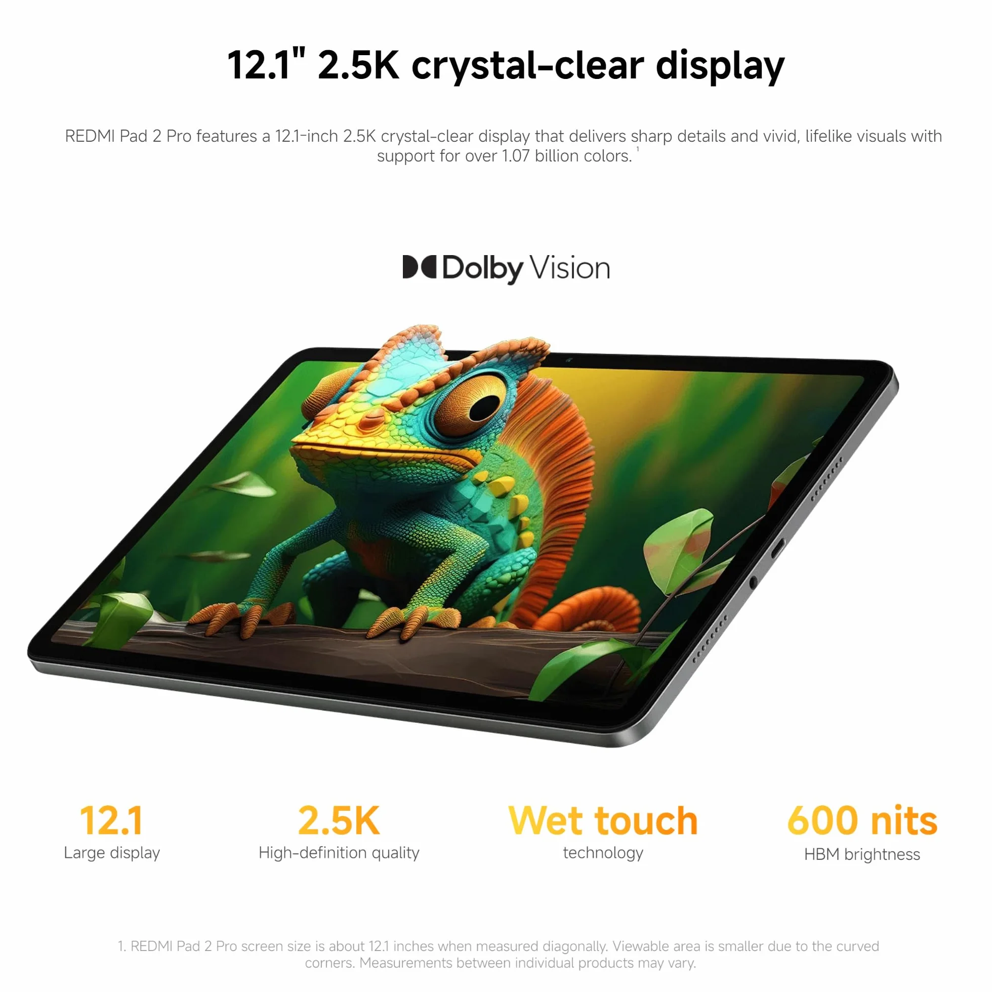 XIAOMI Redmi Pad 2 Pro 6G RAM 128G ROM Graphite Gray