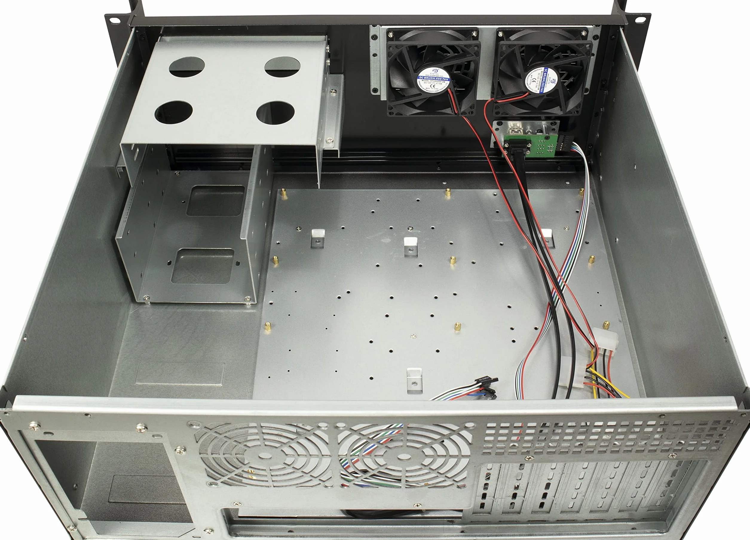 InteR-Tech 4U-K-439l Supporto Nero do serwera IPC