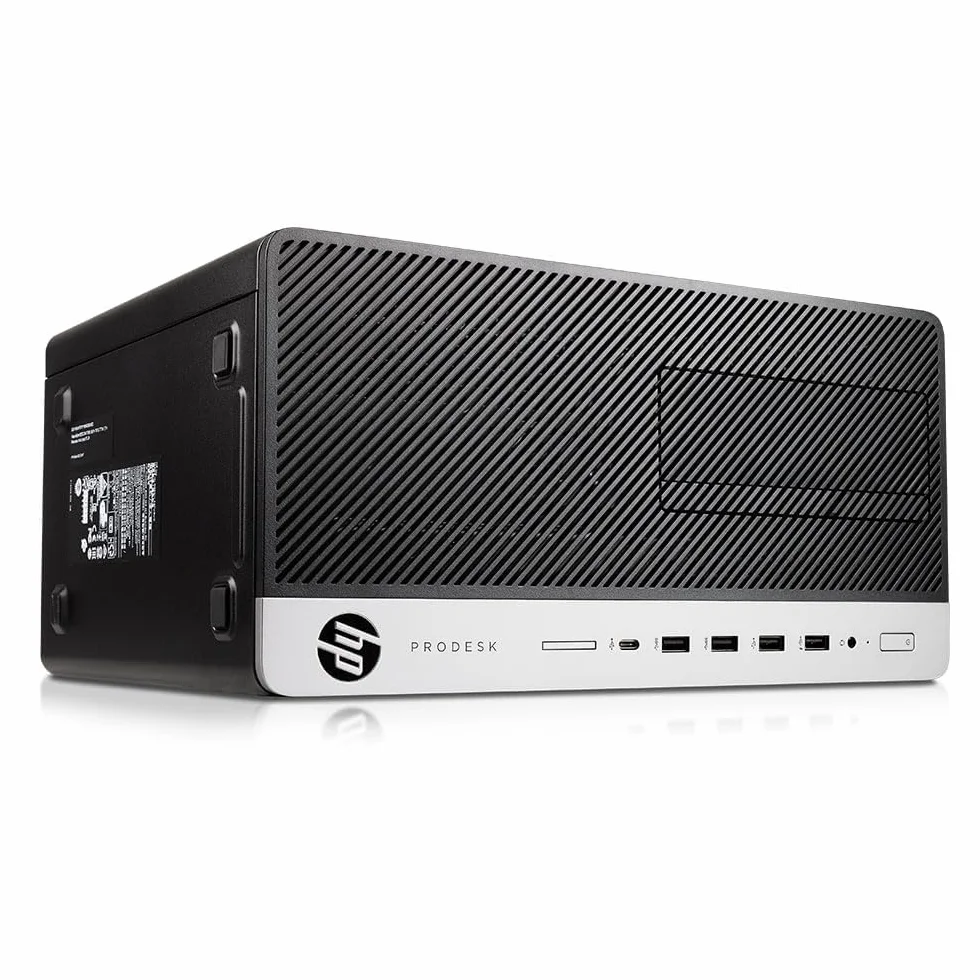 HP ProDesk 600 G3 Mini-Tour Ordinateur de Bureau, Intel Pentium G4400, 8 Go RAM, 256 Go SSD, WiFi, Bluetooth, Windows 11 Pro (reconditionné)