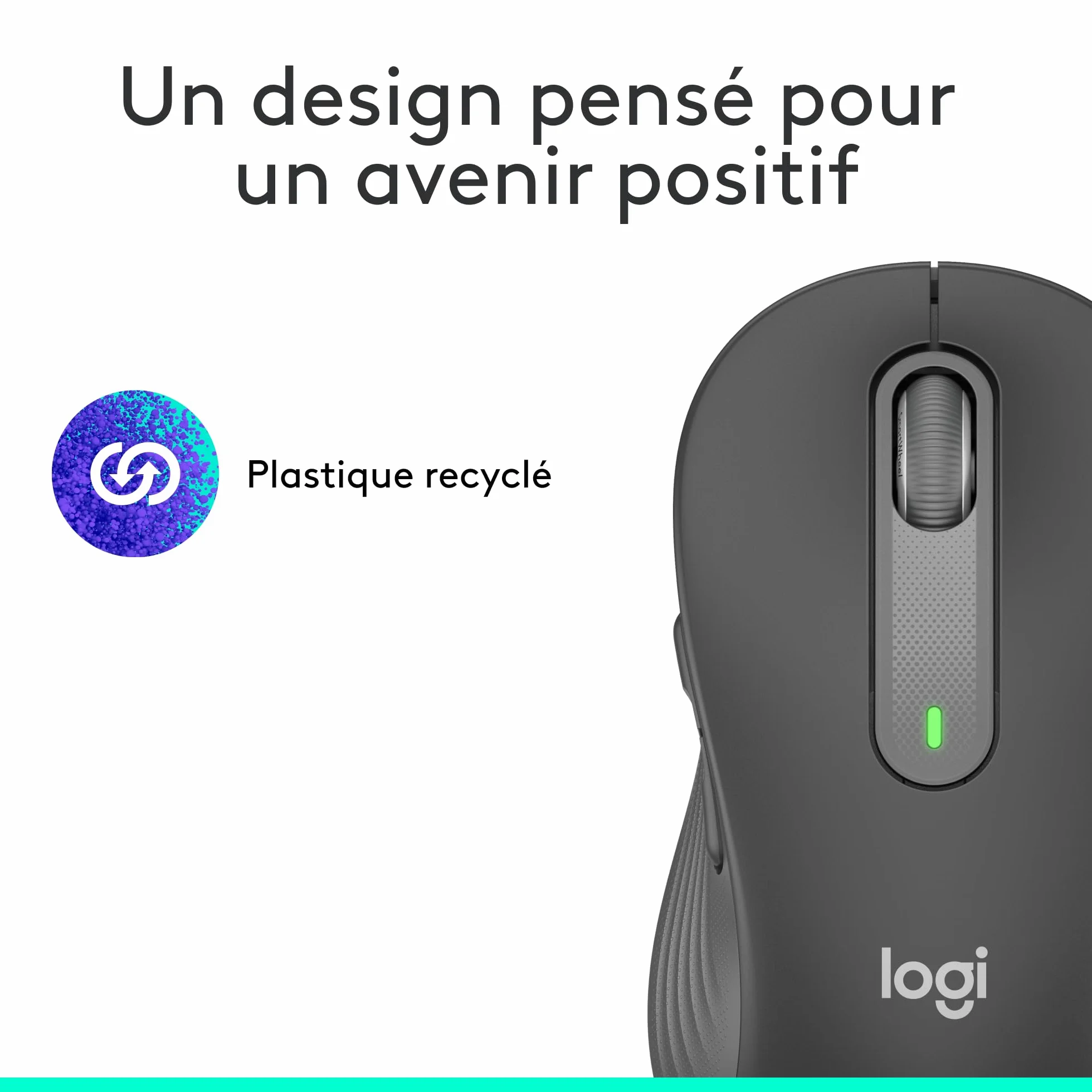 Logitech Signature M650 L Souris sans Fil Grande Taille Bluetooth Gris