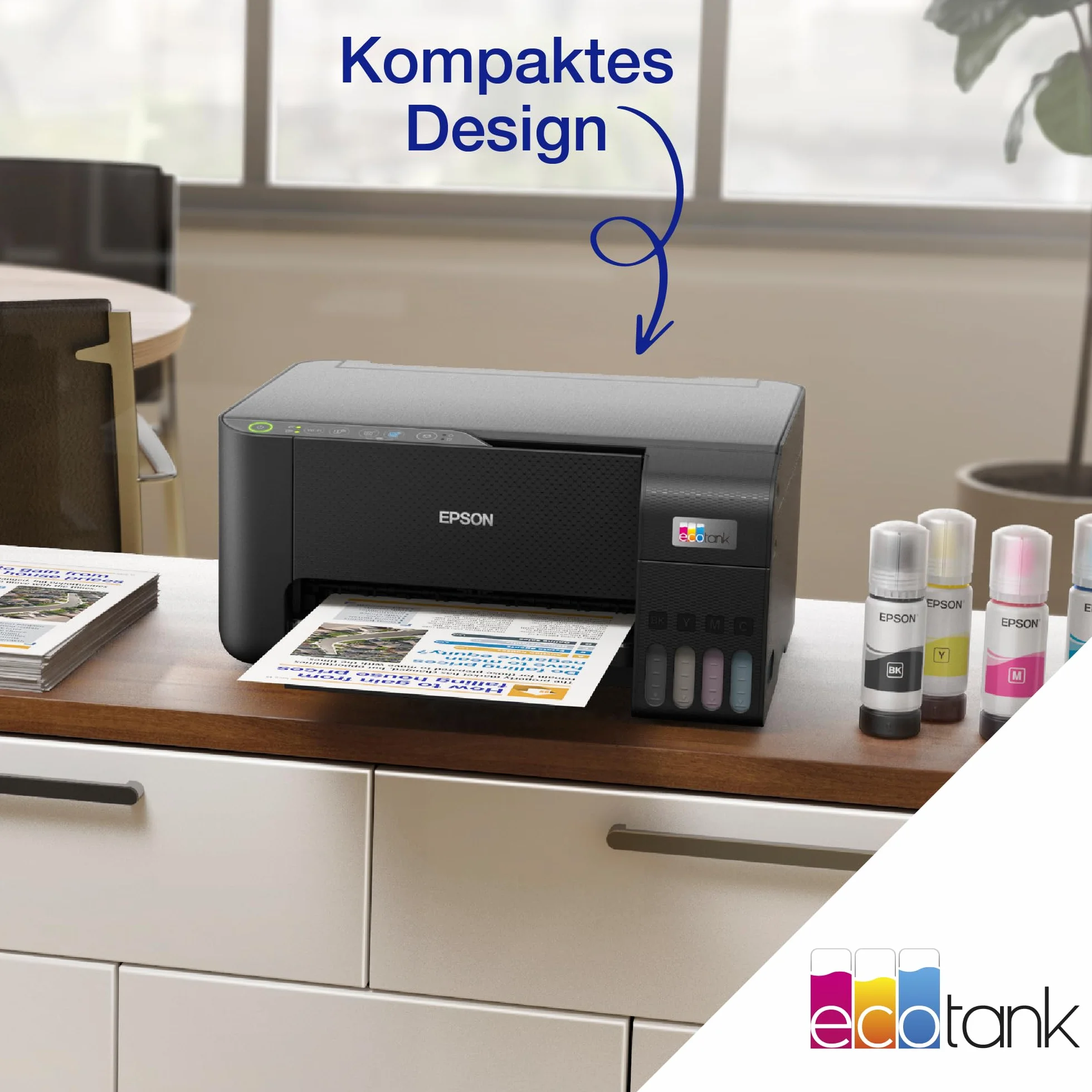 Epson EcoTank ET-2862 Imprimante à jet d'encre A4 5760 x 1440 DPI 10 ppm Wi-Fi
