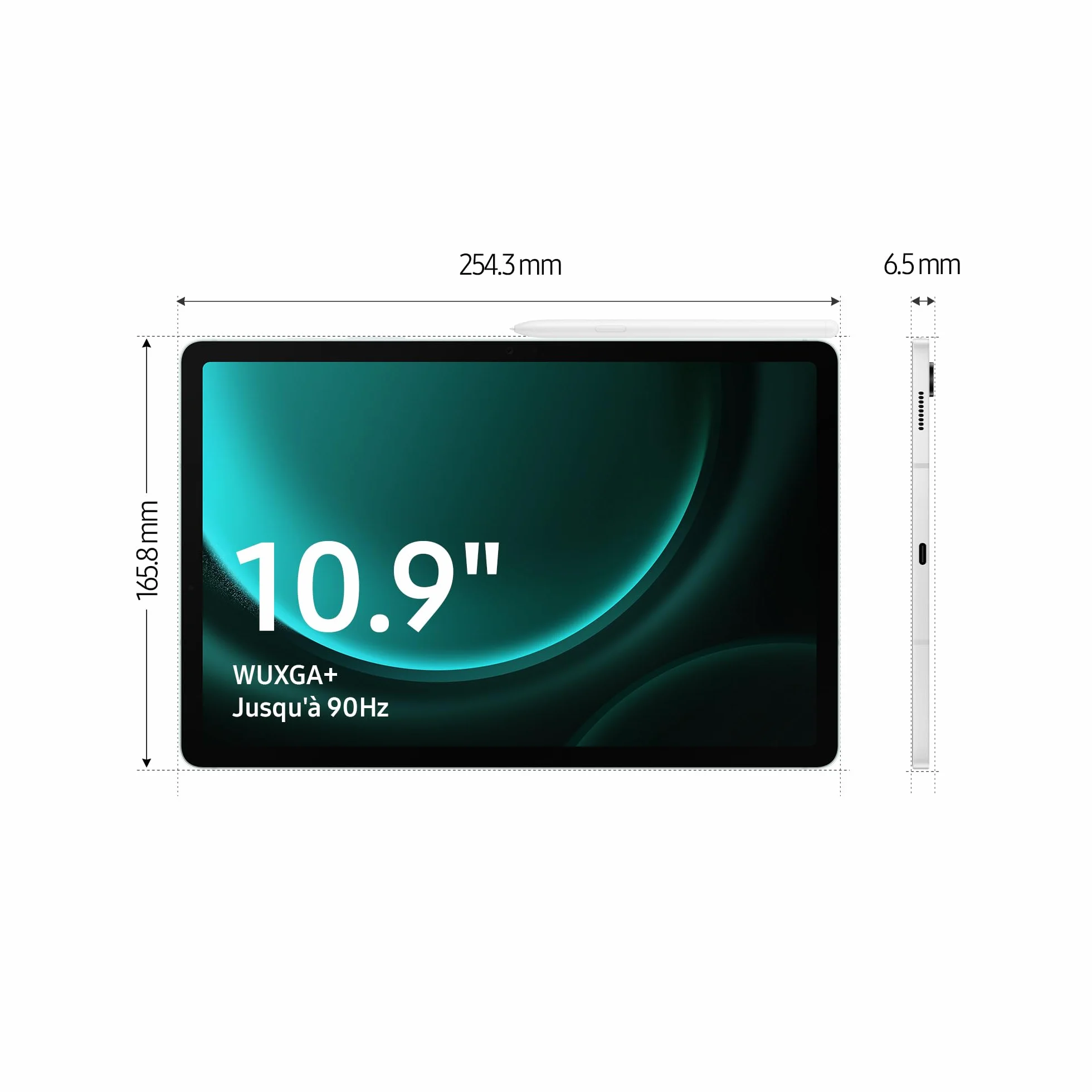 Samsung Galaxy Tab S9 FE Tablette 10.9'' Wifi 128Go S Pen IP68 Anthracite