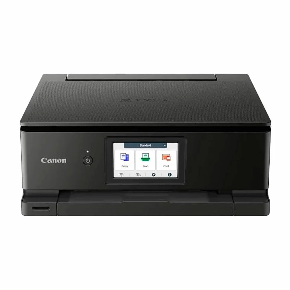 Canon PIXMA TS8750 Imprimante Multifonction Jet d'encre Couleur WiFi Recto-Verso Scanner 6 Cartouches Noir