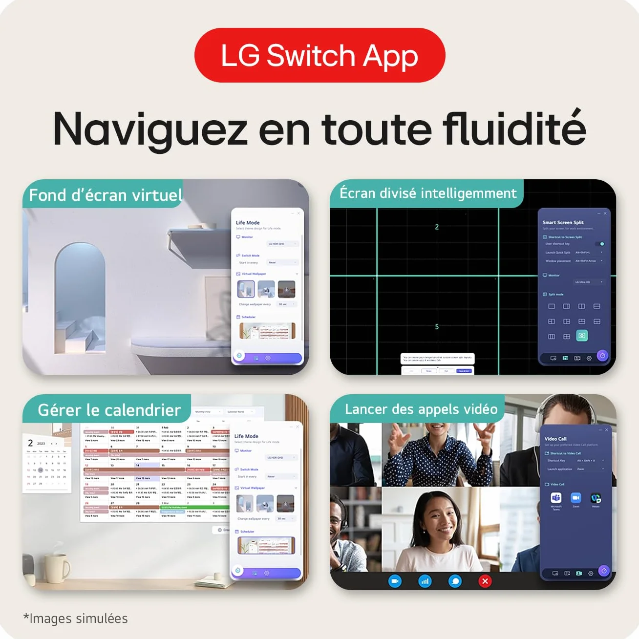 LG UltraWide 34WR50QK-B Ecran PC 34" VA QHD 3440x1440 100Hz HDR10 sRGB 90% Inclinable