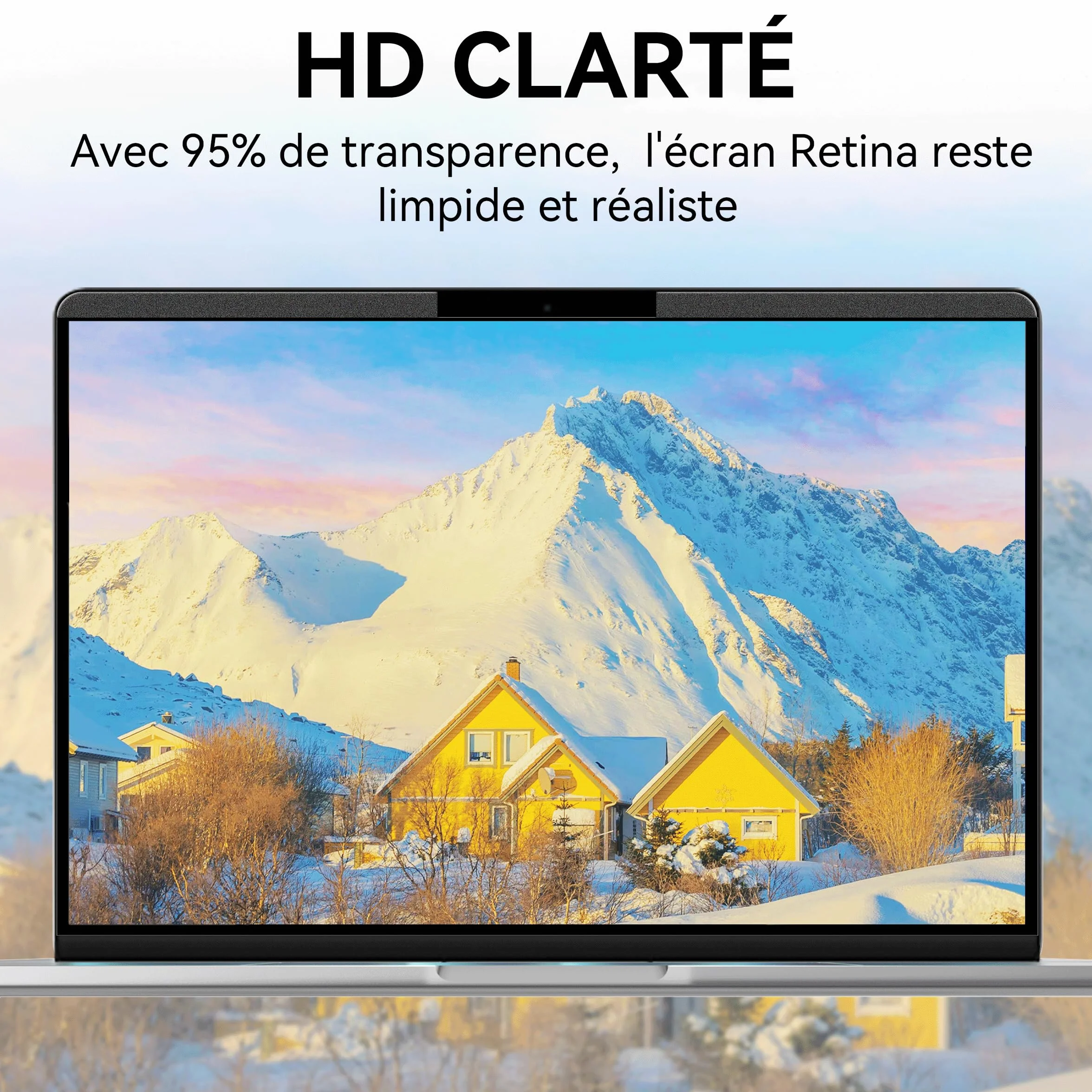 Magnétique Filtre de Confidentialité 16 Pouces 16:10 pour Ordinateur Portable HP Dell Acer Lenovo Thinkpad Envy Anti-Lumière Bleue