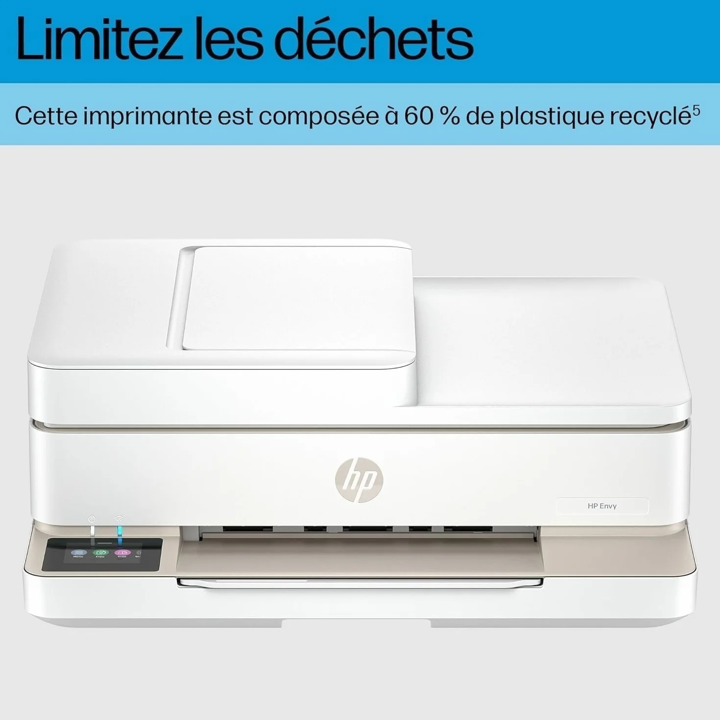 HP Envy 6520e Imprimante Multifonction Jet d'encre A4 Couleur Recto Verso Automatique Wi-Fi Fax