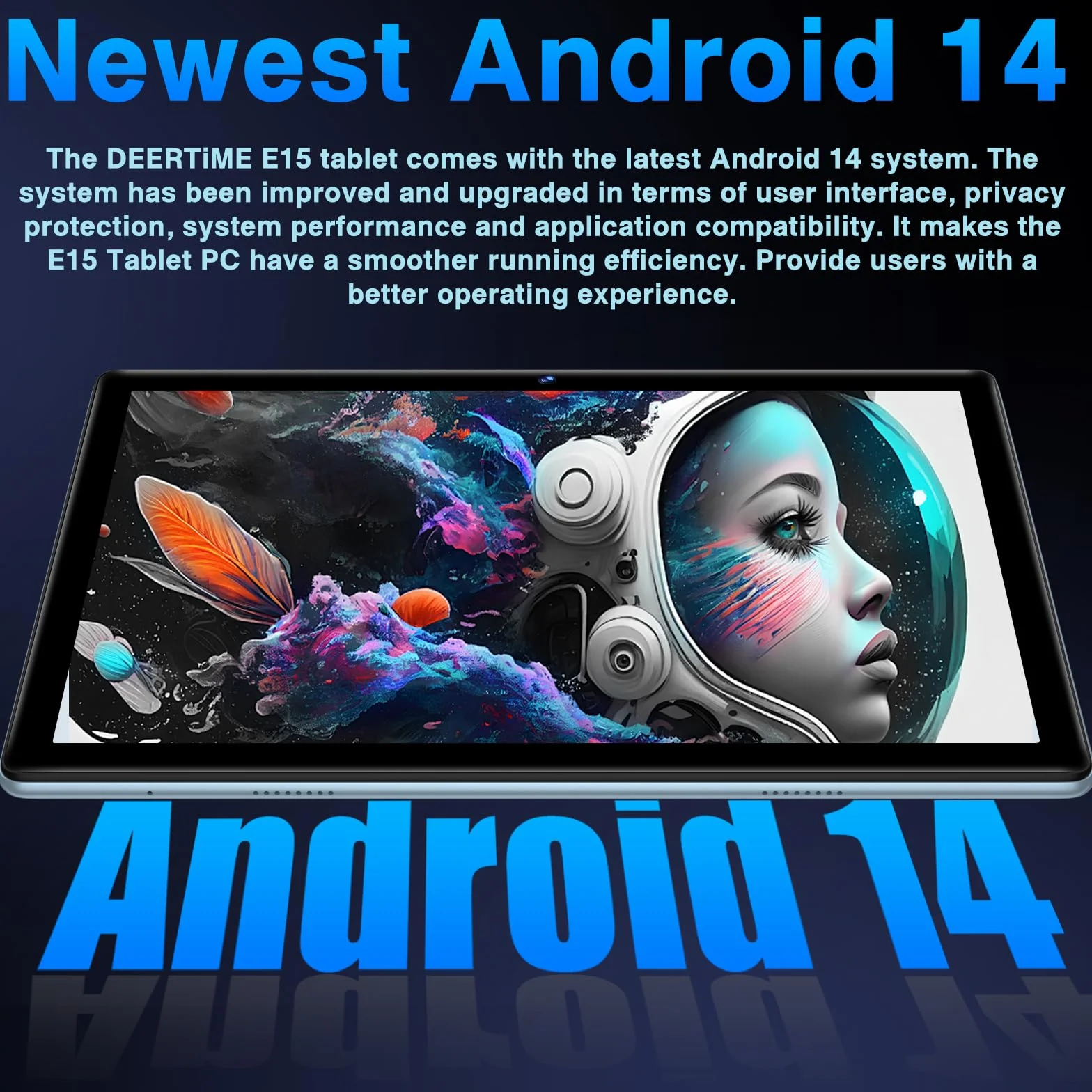 Tablette Android 10 Pouces 20Go RAM 128Go ROM Octa-Core WiFi 6 BT 5.0 GMS Certified Widevine L1 avec Clavier Souris et Cas - Bleu