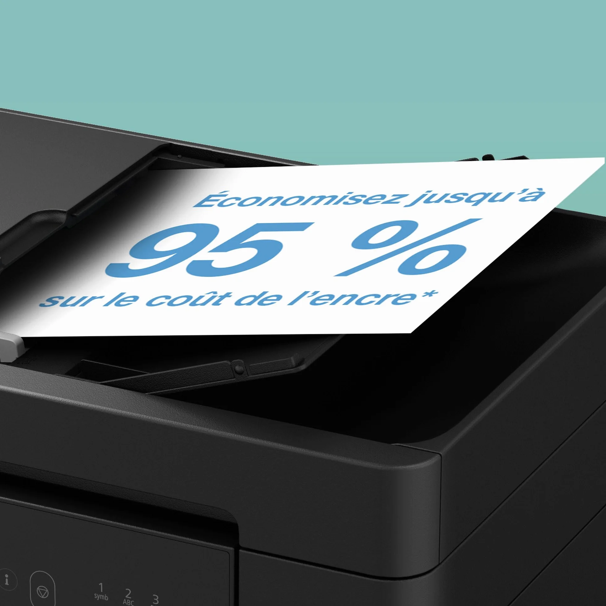 Epson EcoTank ET-4900 Imprimante A4 Wi-Fi Ethernet Copie Numérisation Fax Écran LCD Chargeur Automatique 30 Pages