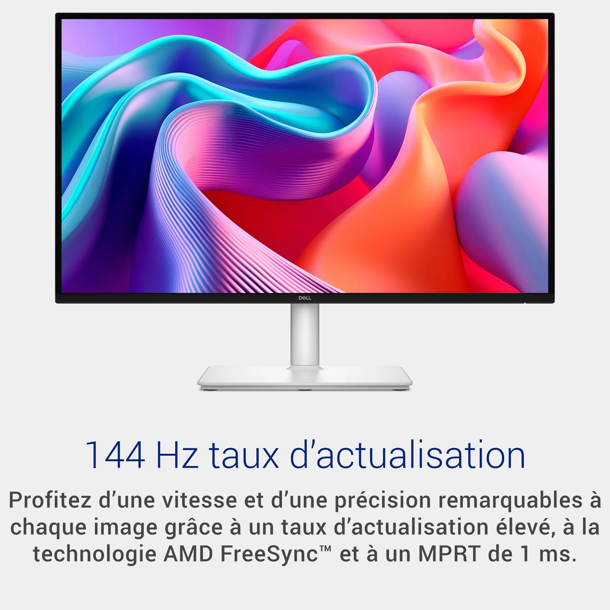Dell 27 Plus Écran PC S2725DSM QHD 2560x1440 144Hz IPS 1ms MPRT AMD FreeSync 99% sRGB Blanc